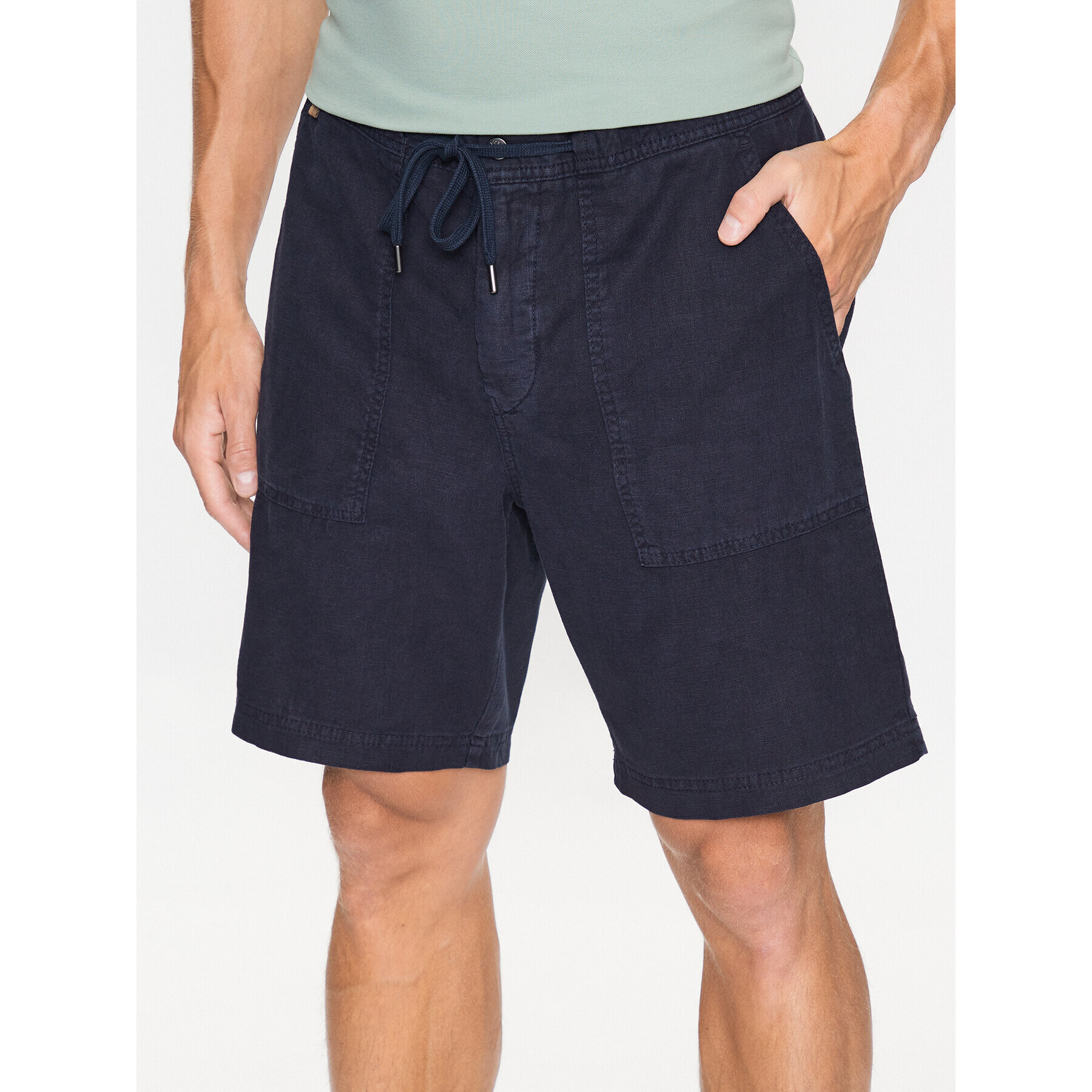 Boss Текстилни панталони 50488627 Тъмносин Regular Fit - Pepit.bg