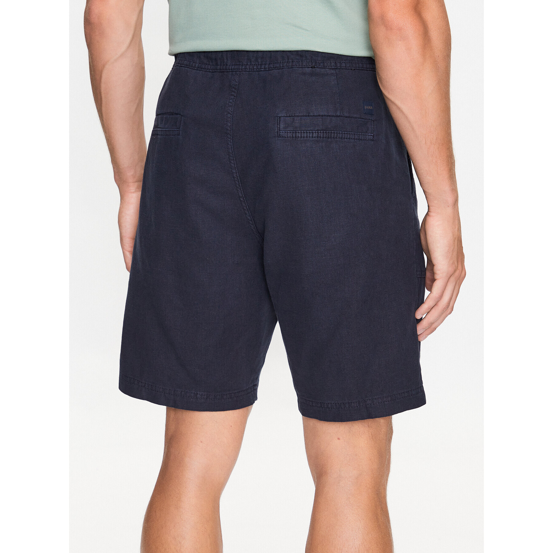 Boss Текстилни панталони 50488627 Тъмносин Regular Fit - Pepit.bg
