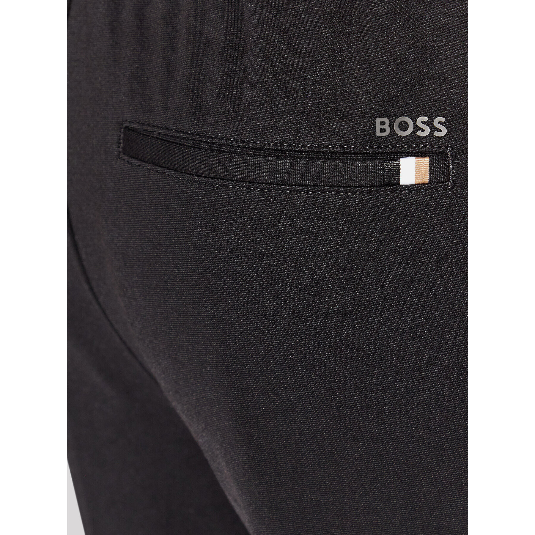 Boss Текстилни панталони Banks1 50466829 Черен Slim Fit - Pepit.bg