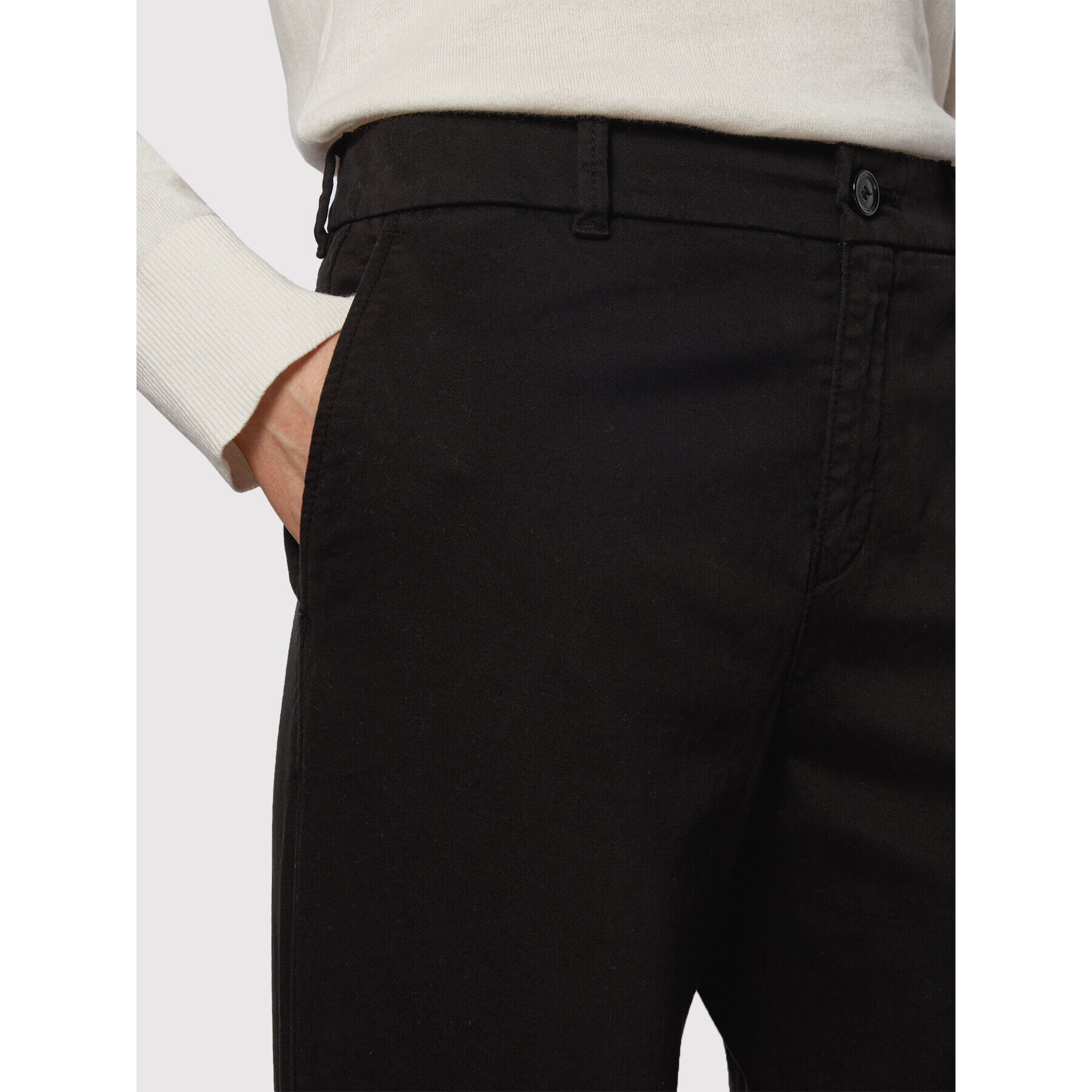Boss Текстилни панталони C_Tachini-D 50441881 Черен Regular Fit - Pepit.bg