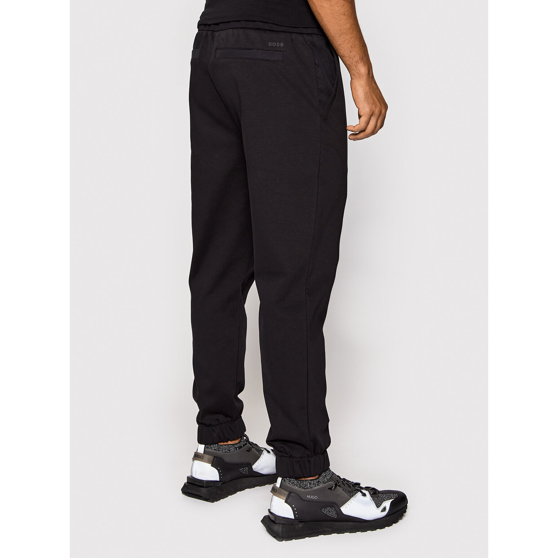 Boss Текстилни панталони Lamont 69 50458512 Черен Regular Fit - Pepit.bg