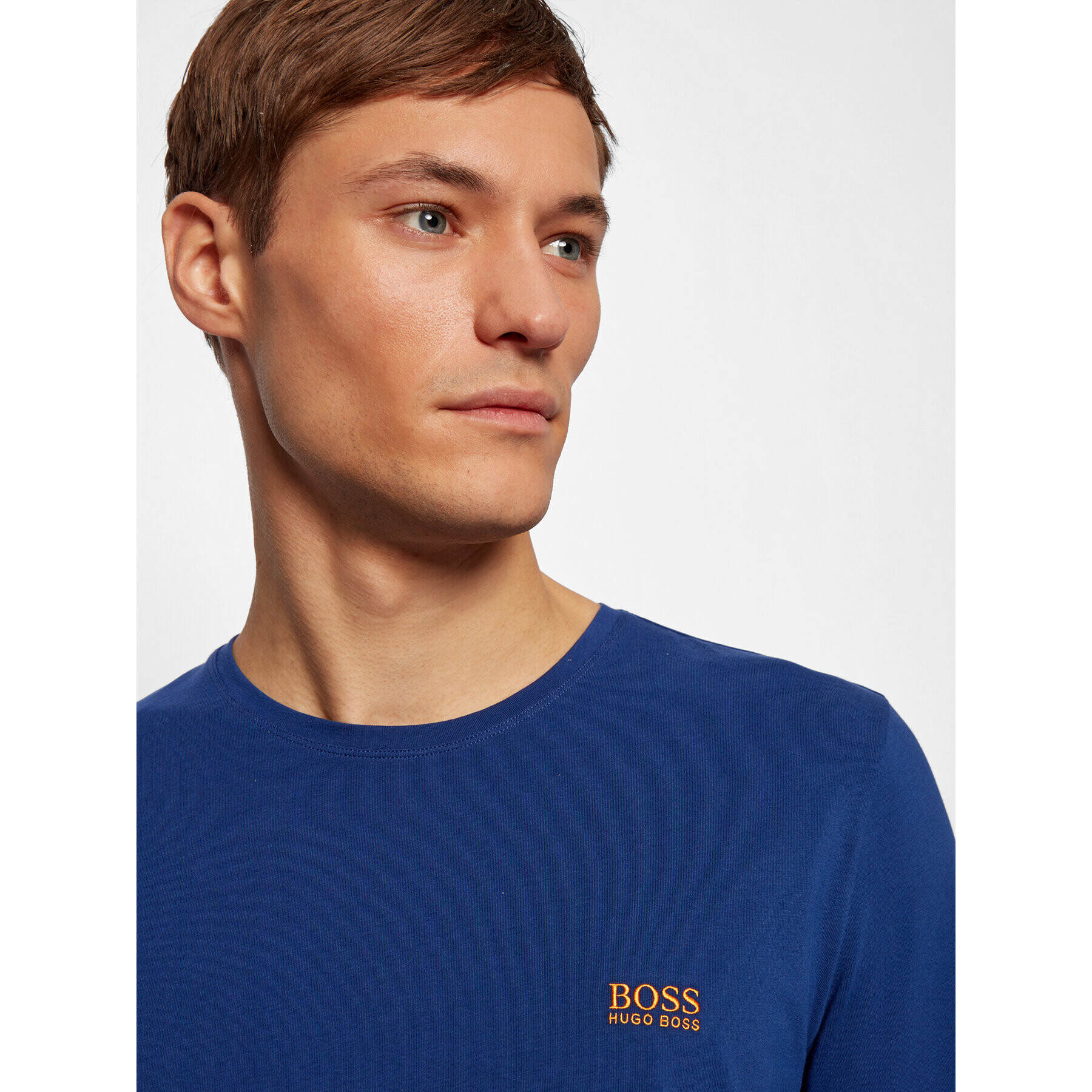 Boss Тениска на пижама Mix&Match 50381904 Син Regular Fit - Pepit.bg