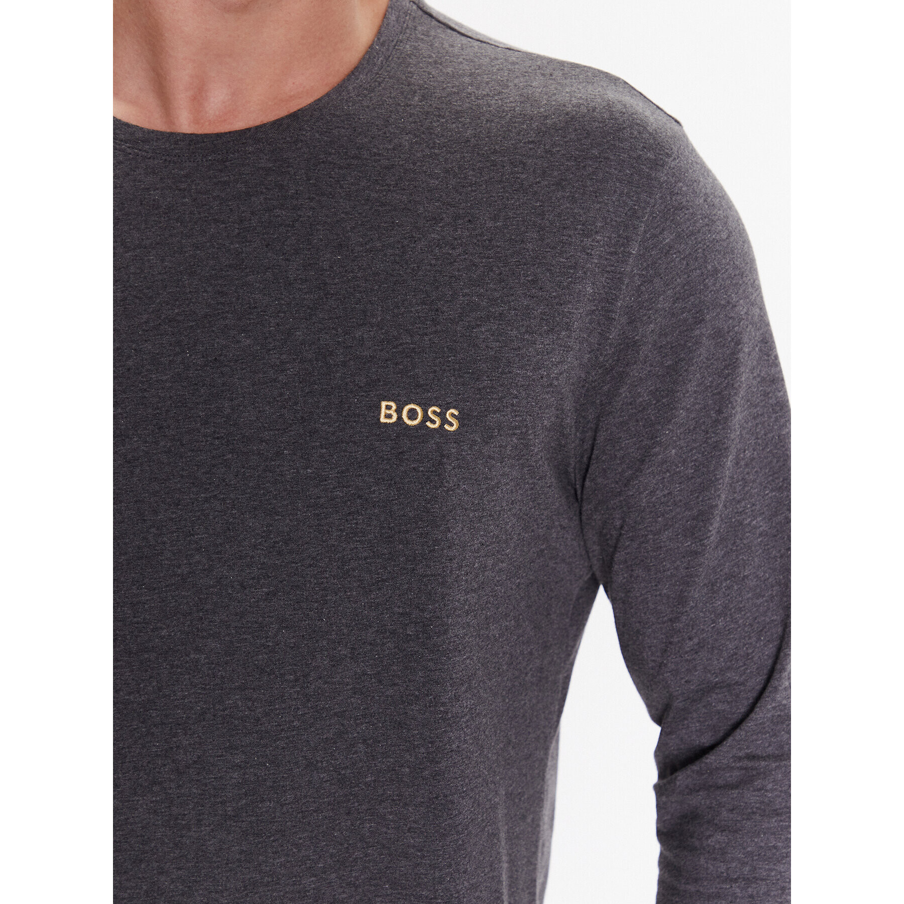 Boss Тениска с дълъг ръкав 50480541 Сив Regular Fit - Pepit.bg