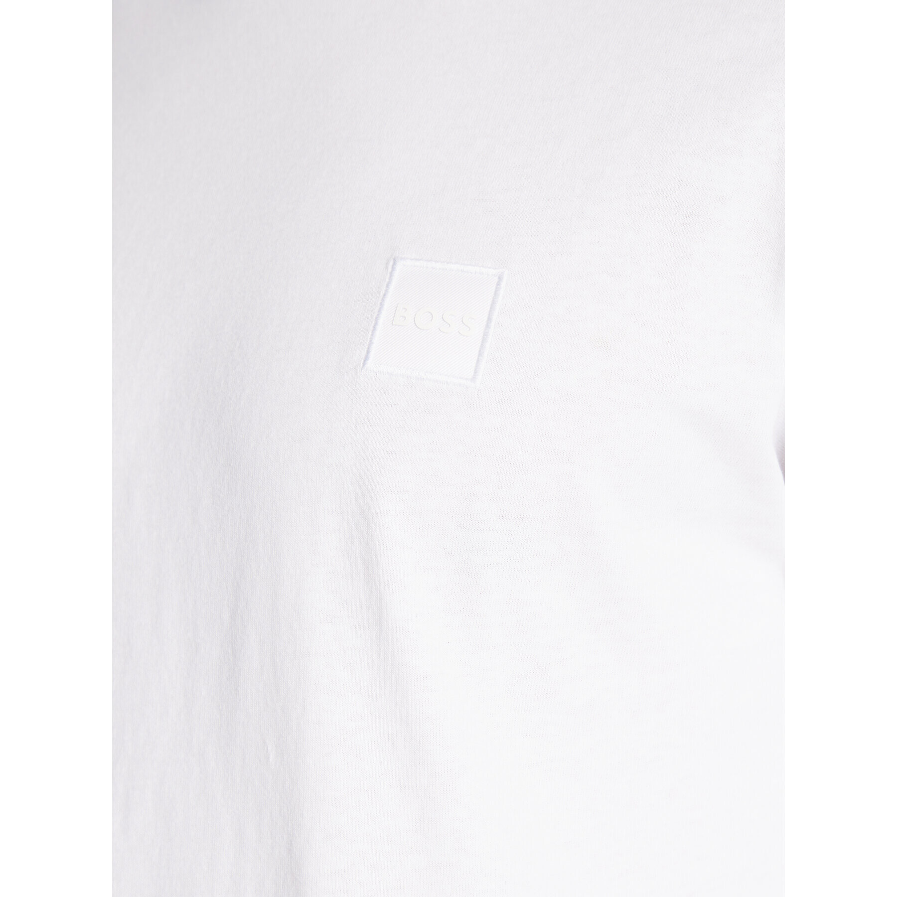 Boss Тениска с дълъг ръкав Tacks 50476192 Бял Regular Fit - Pepit.bg