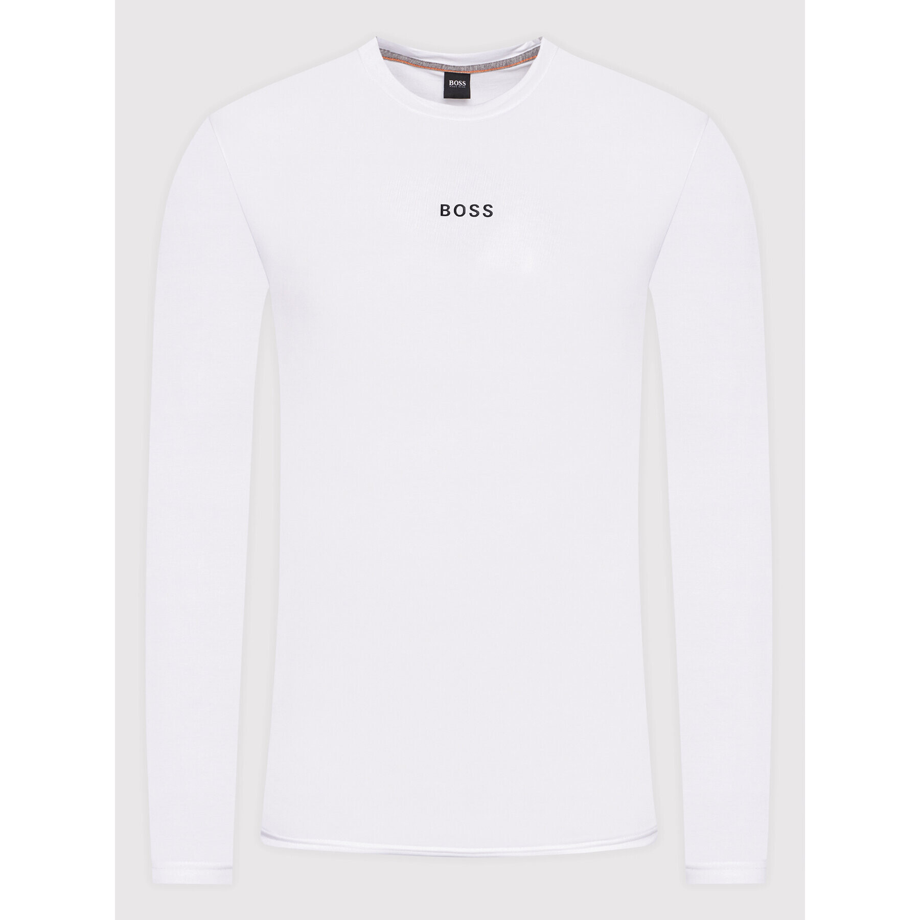 Boss Тениска с дълъг ръкав Tchark 1 50462807 Бял Regular Fit - Pepit.bg