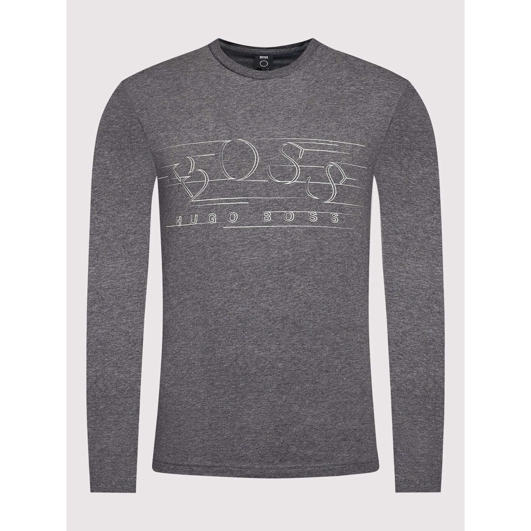 Boss Тениска с дълъг ръкав Togn 1 50455765 Сив Regular Fit - Pepit.bg