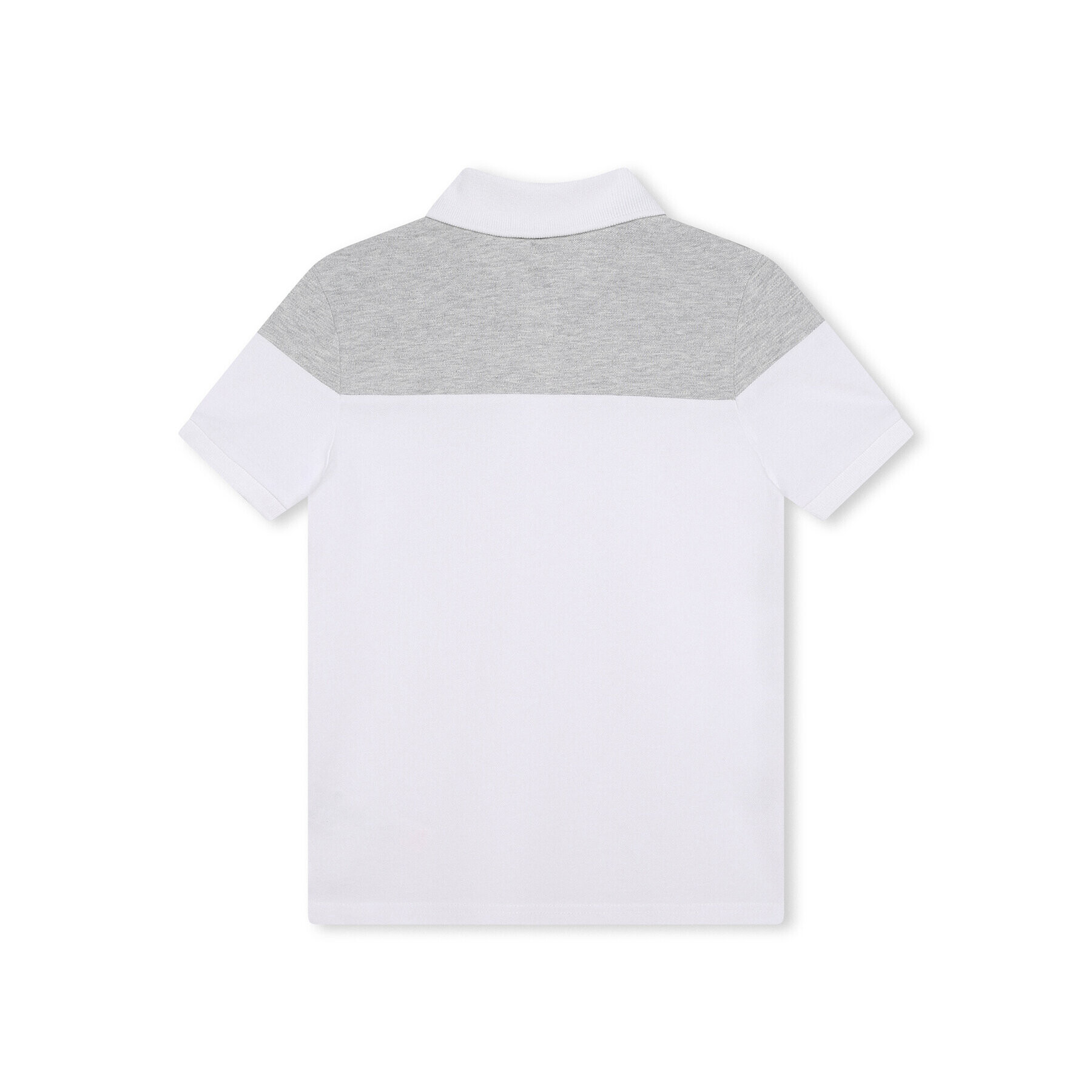 Boss Тениска с яка и копчета J25O32 D Бял Regular Fit - Pepit.bg