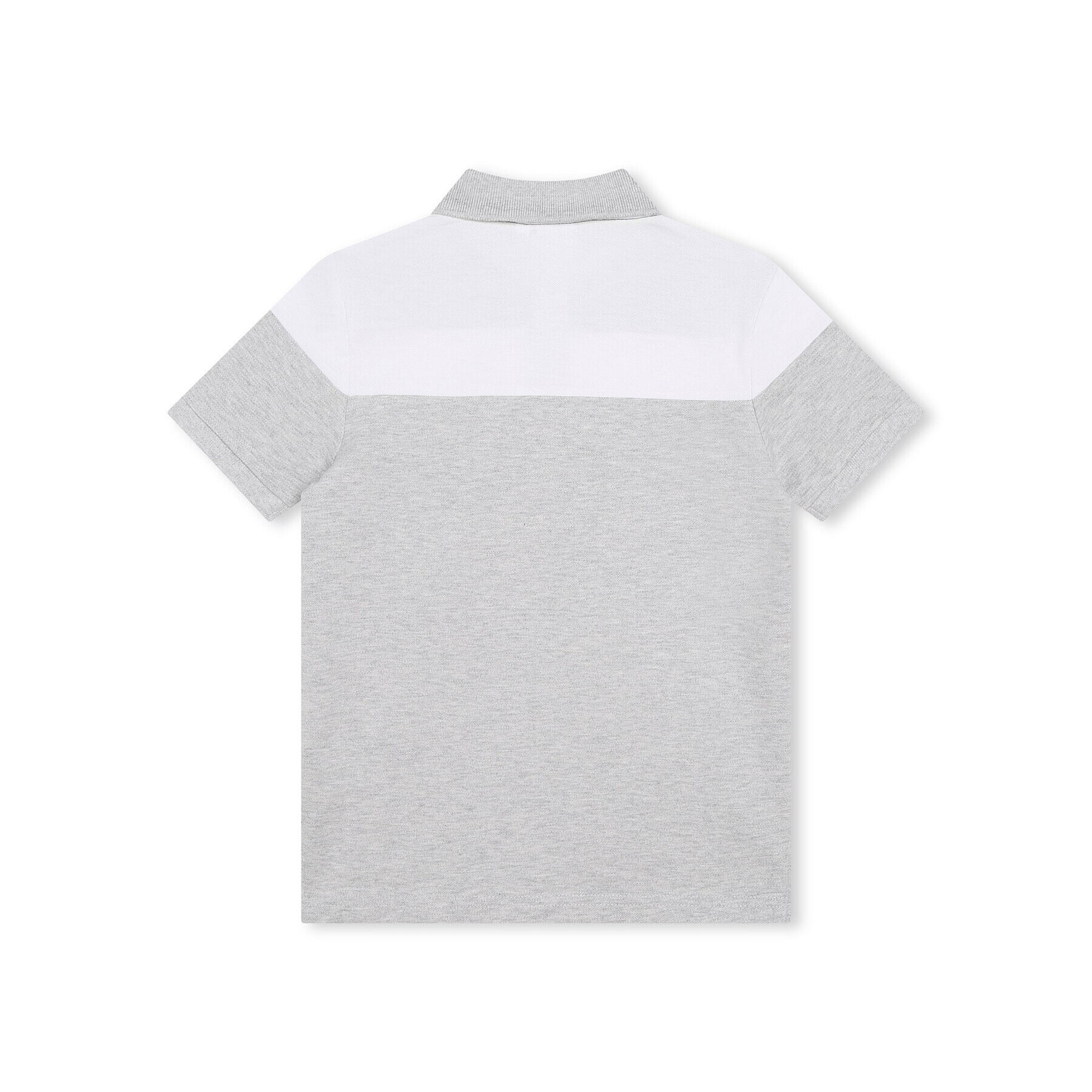Boss Тениска с яка и копчета J25O32 S Сив Regular Fit - Pepit.bg