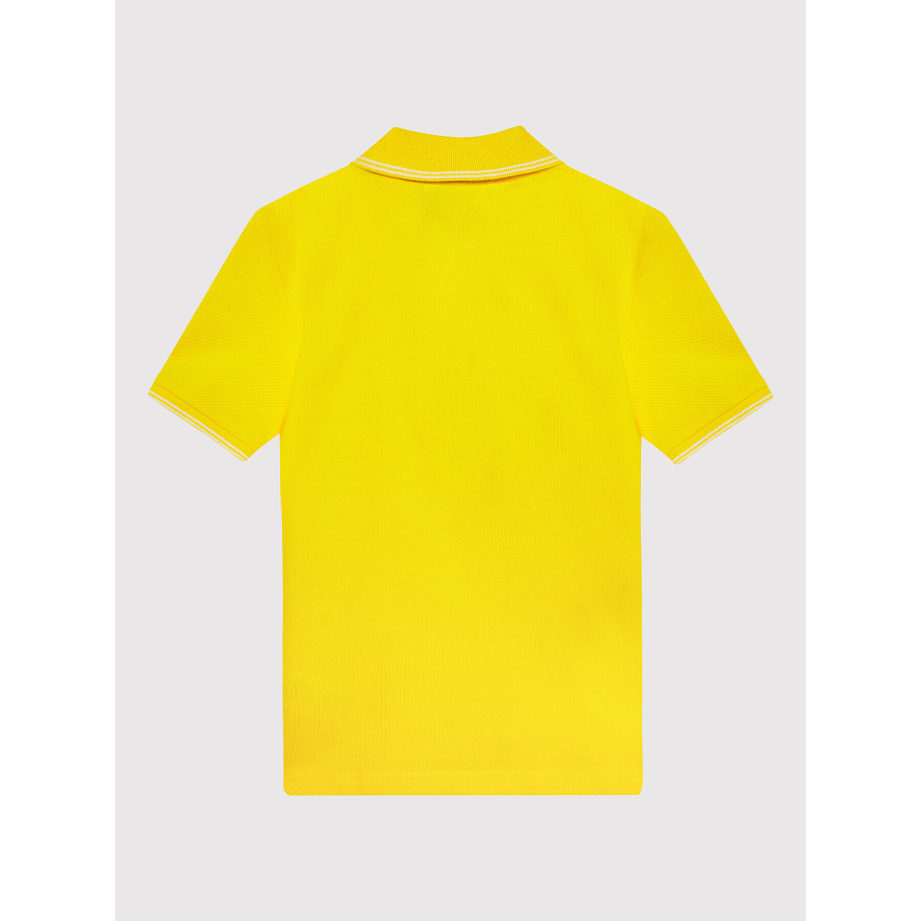 Boss Тениска с яка и копчета J25N50 D Жълт Regular Fit - Pepit.bg