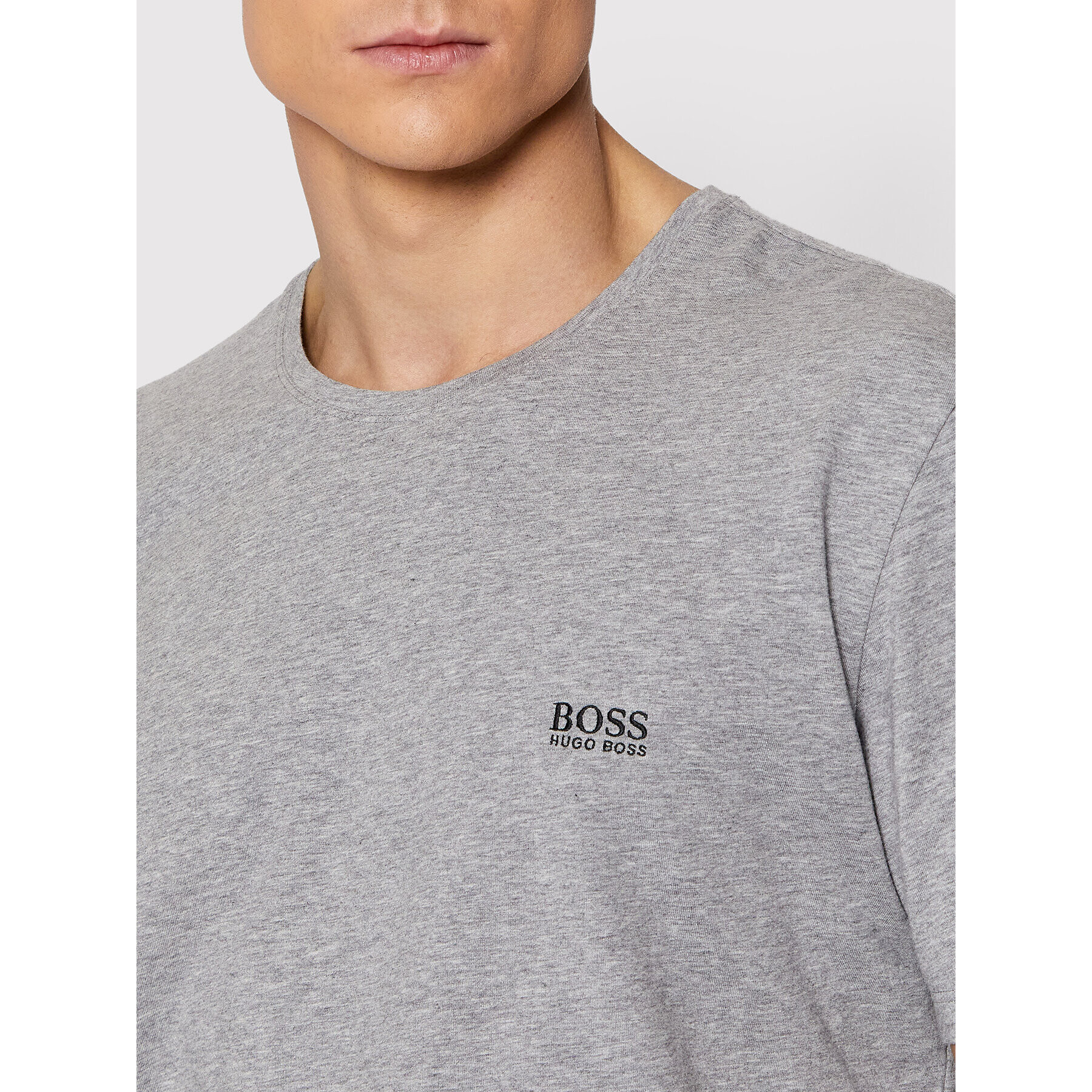 Boss Тишърт 50379021 Сив Regular Fit - Pepit.bg