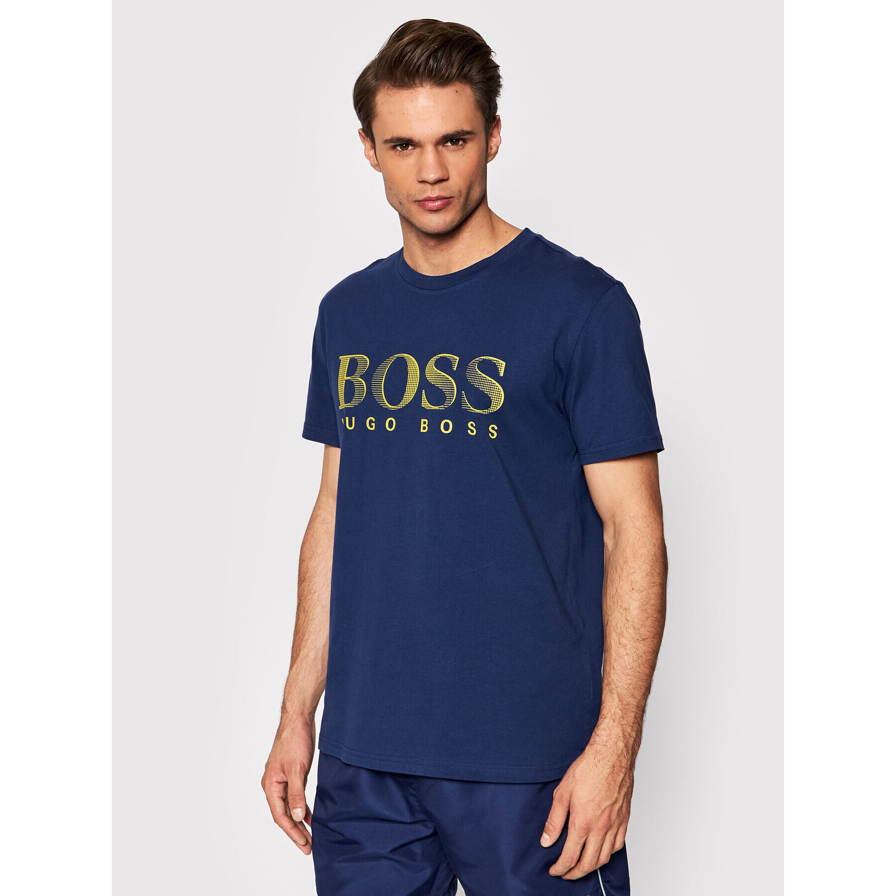 Boss Тишърт 50407774 Тъмносин Relaxed Fit - Pepit.bg