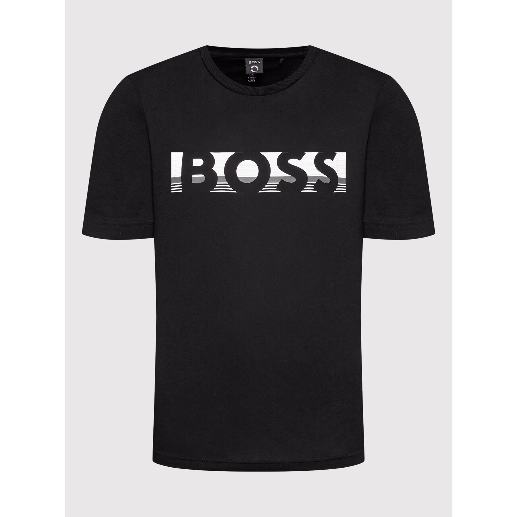 Boss Тишърт 50466295 Черен Relaxed Fit - Pepit.bg