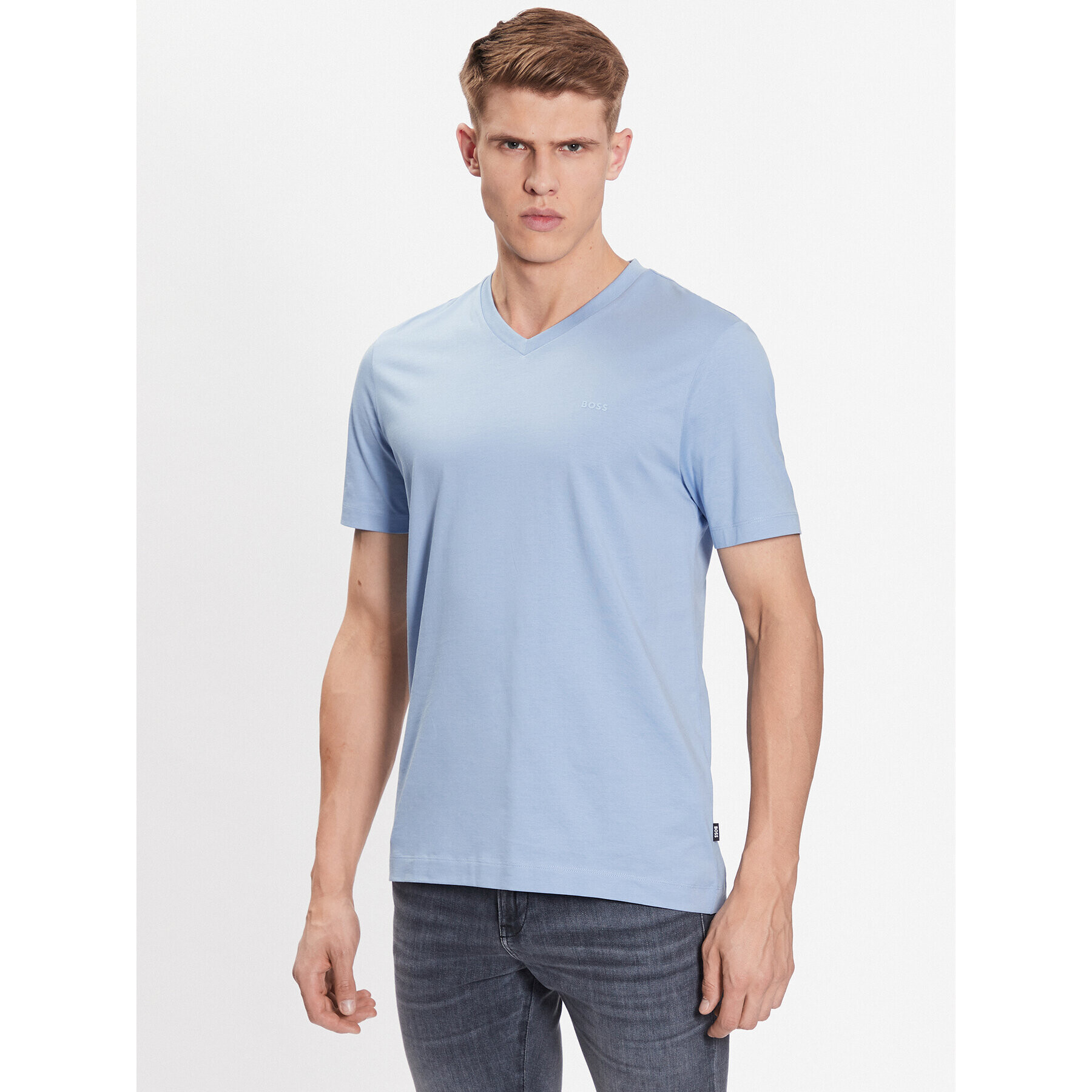 Boss Тишърт 50468348 Син Regular Fit - Pepit.bg