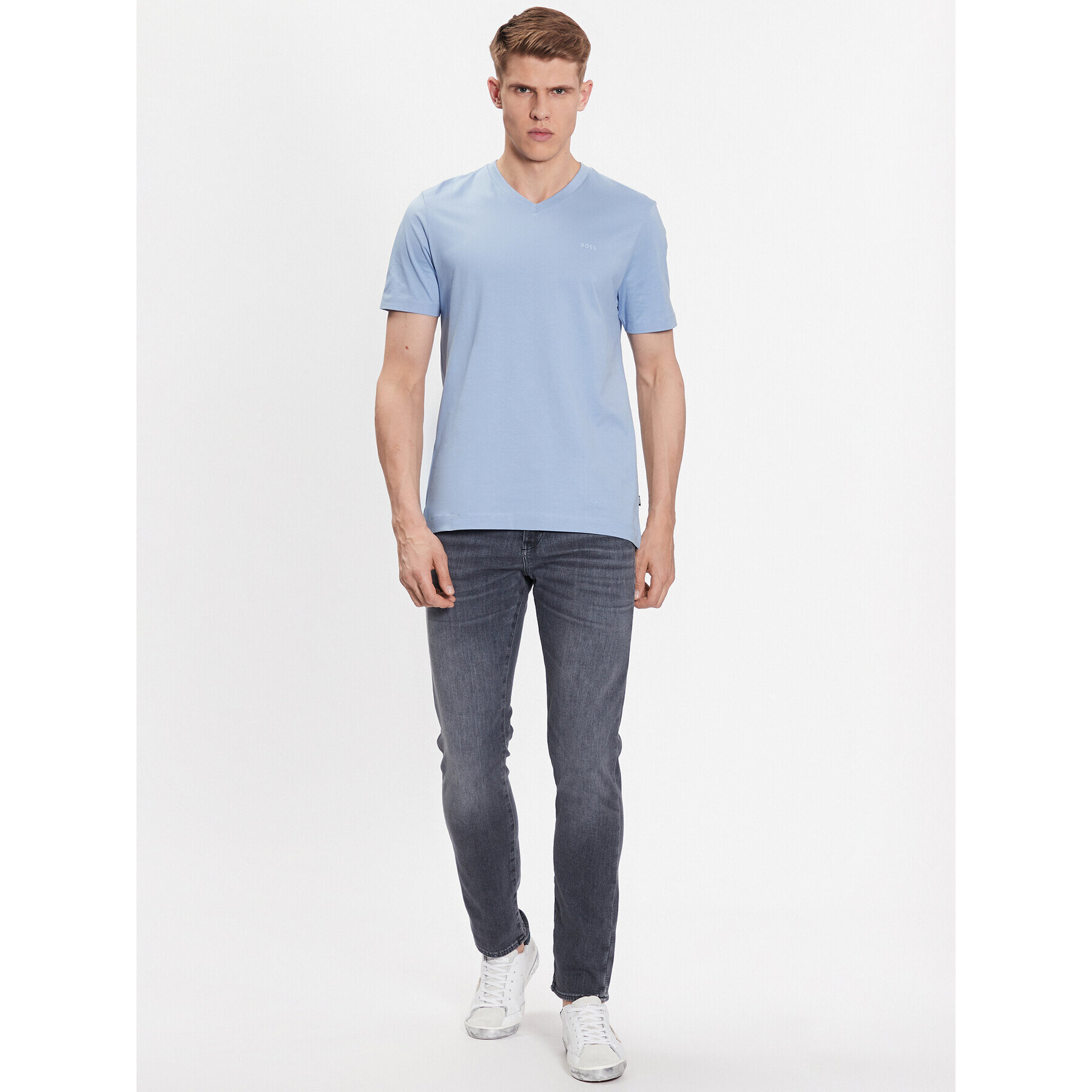 Boss Тишърт 50468348 Син Regular Fit - Pepit.bg