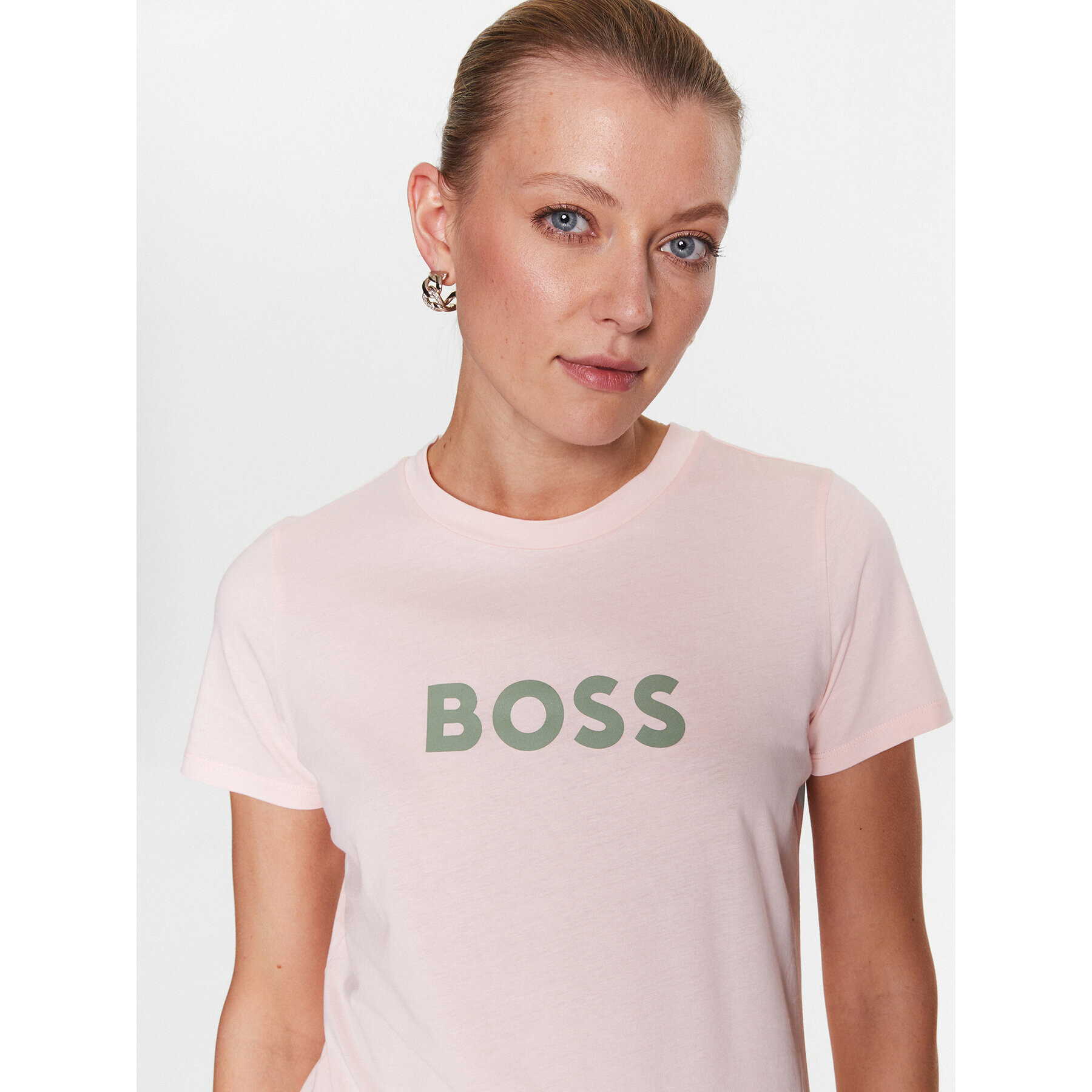 Boss Тишърт 50468356 Розов Regular Fit - Pepit.bg