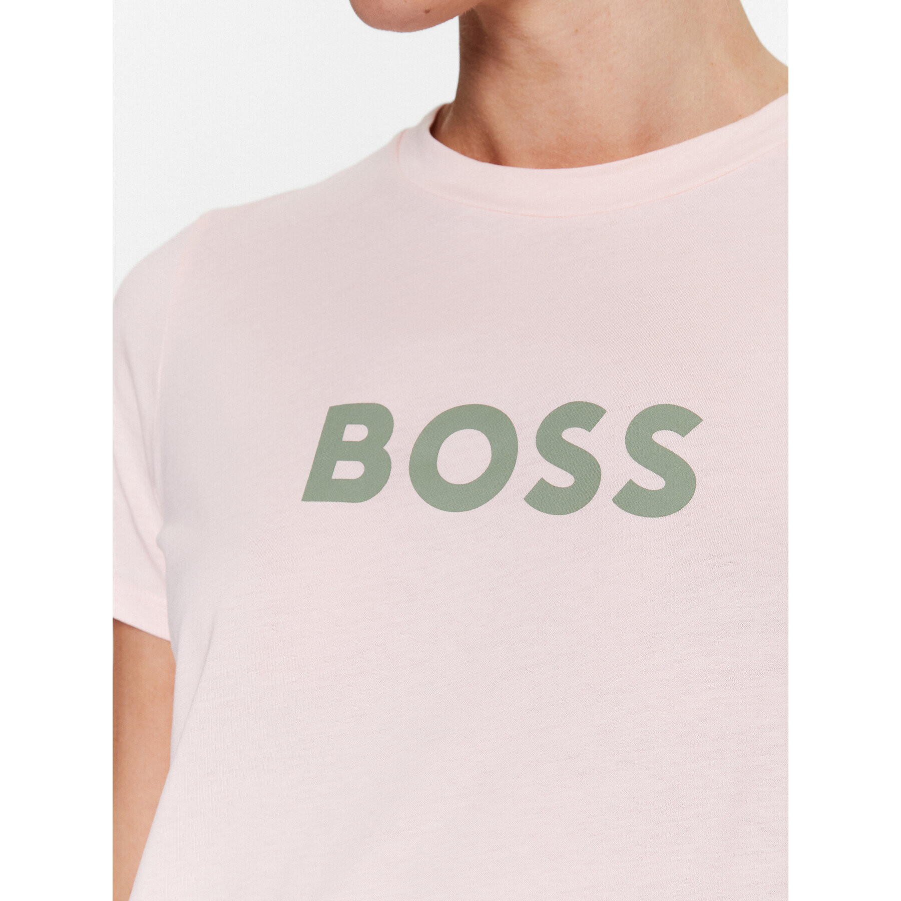 Boss Тишърт 50468356 Розов Regular Fit - Pepit.bg