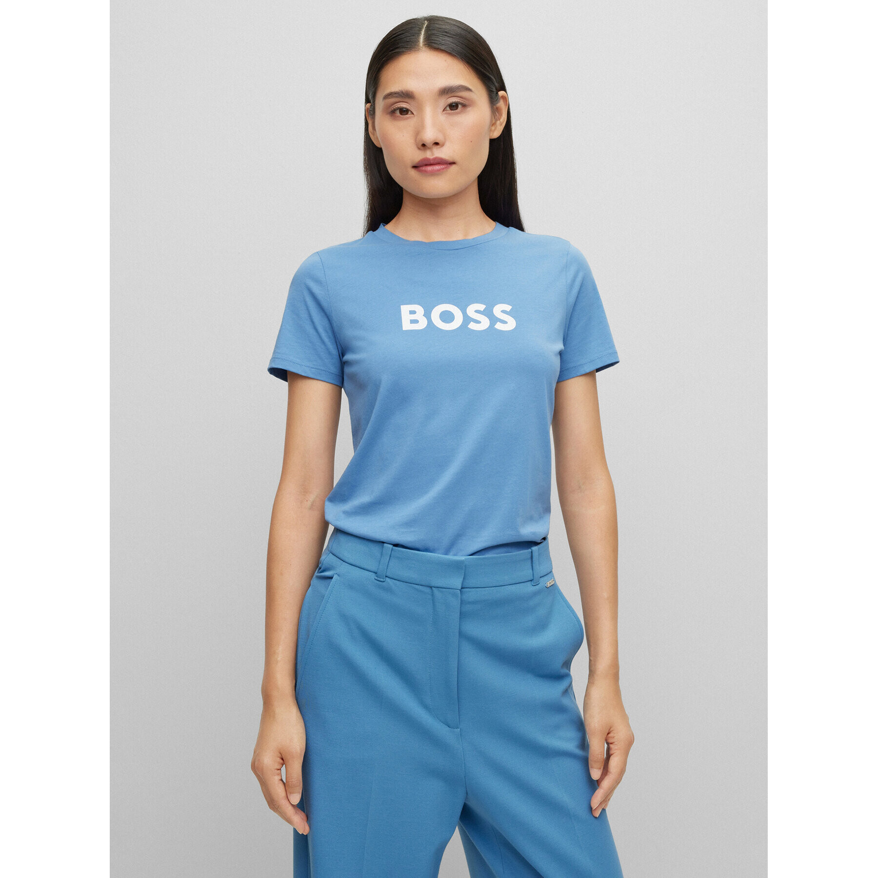 Boss Тишърт 50468356 Син Regular Fit - Pepit.bg