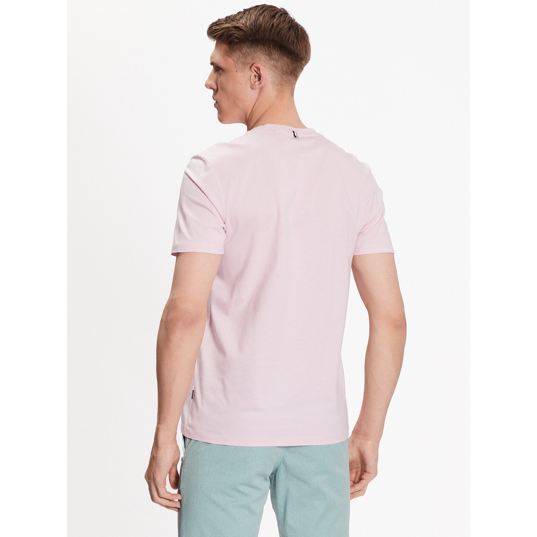 Boss Тишърт 50468395 Розов Slim Fit - Pepit.bg