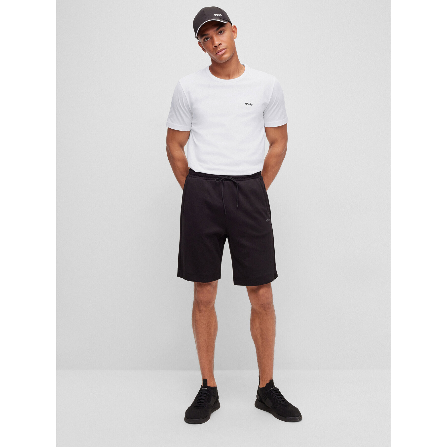 Boss Тишърт 50469045 Бял Regular Fit - Pepit.bg
