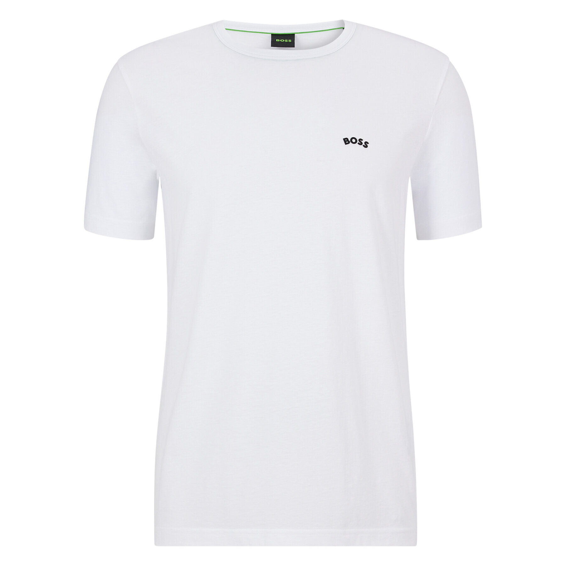Boss Тишърт 50469045 Бял Regular Fit - Pepit.bg