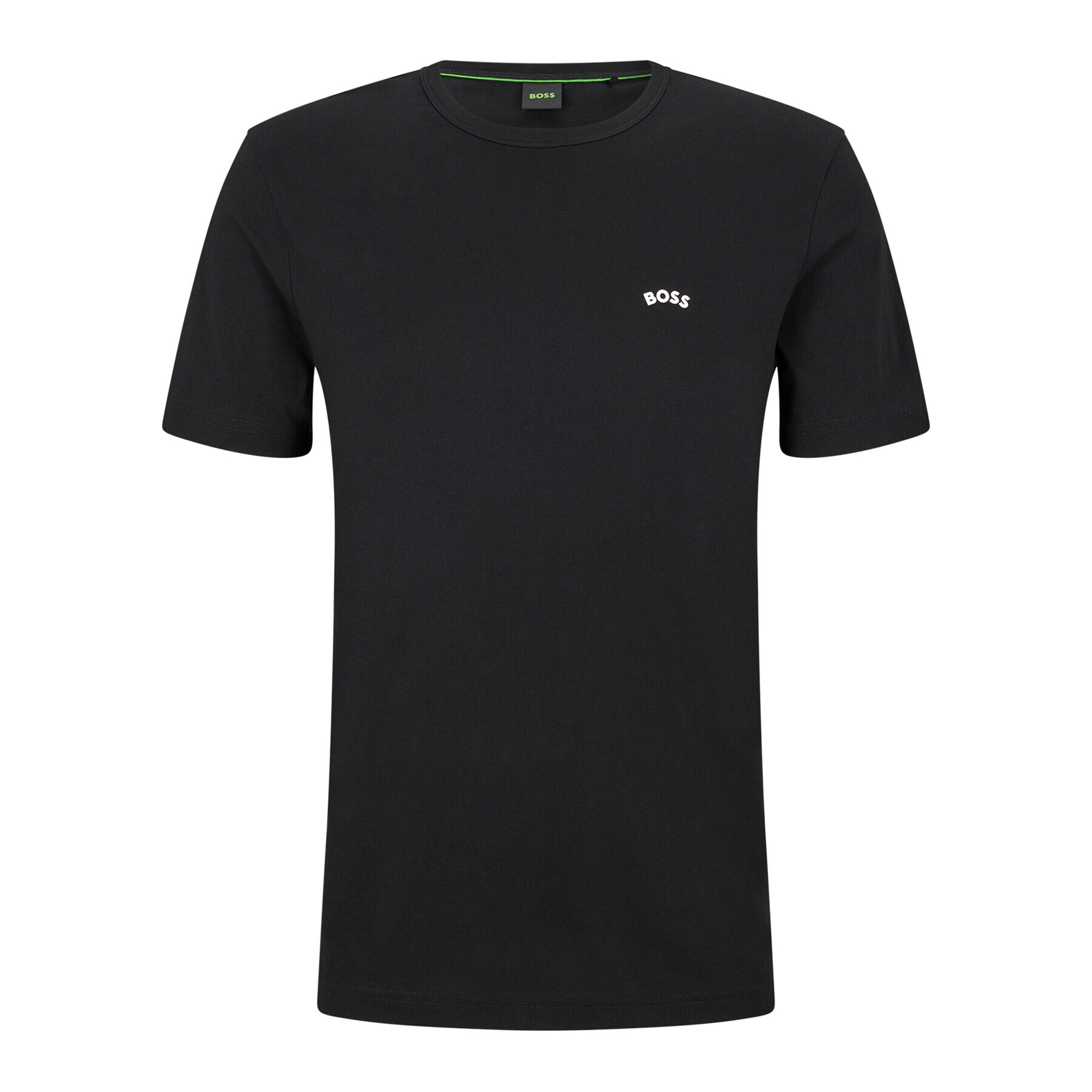 Boss Тишърт 50469045 Черен Regular Fit - Pepit.bg