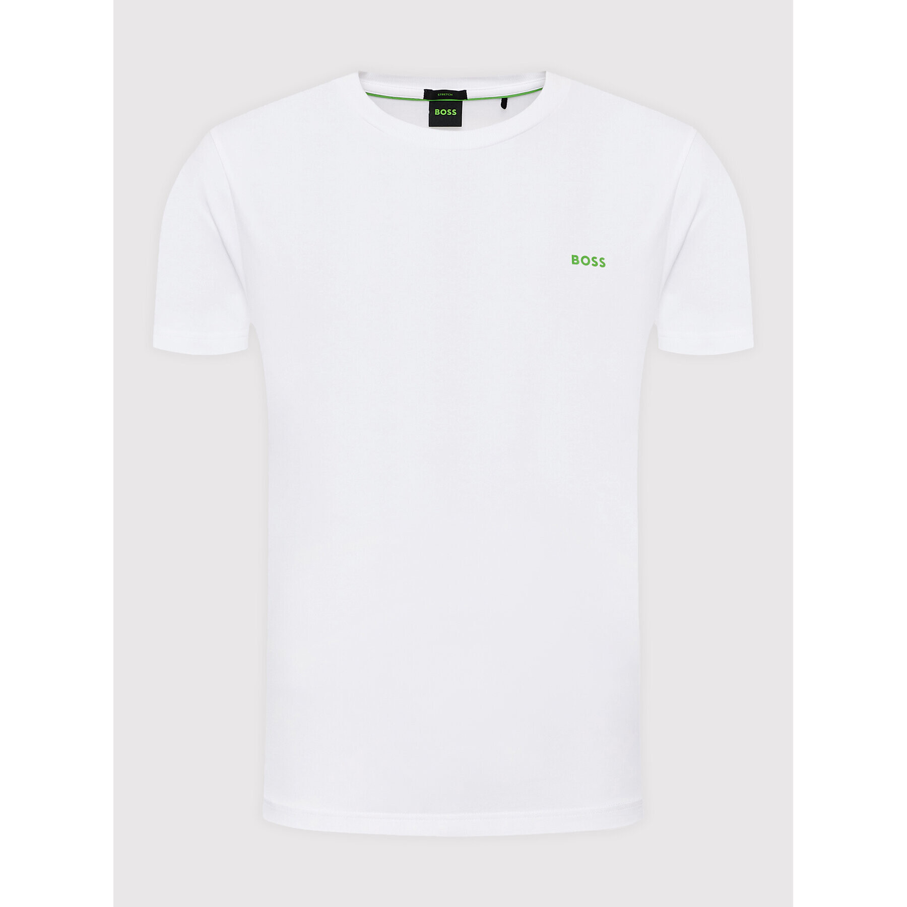 Boss Тишърт 50469057 Бял Regular Fit - Pepit.bg