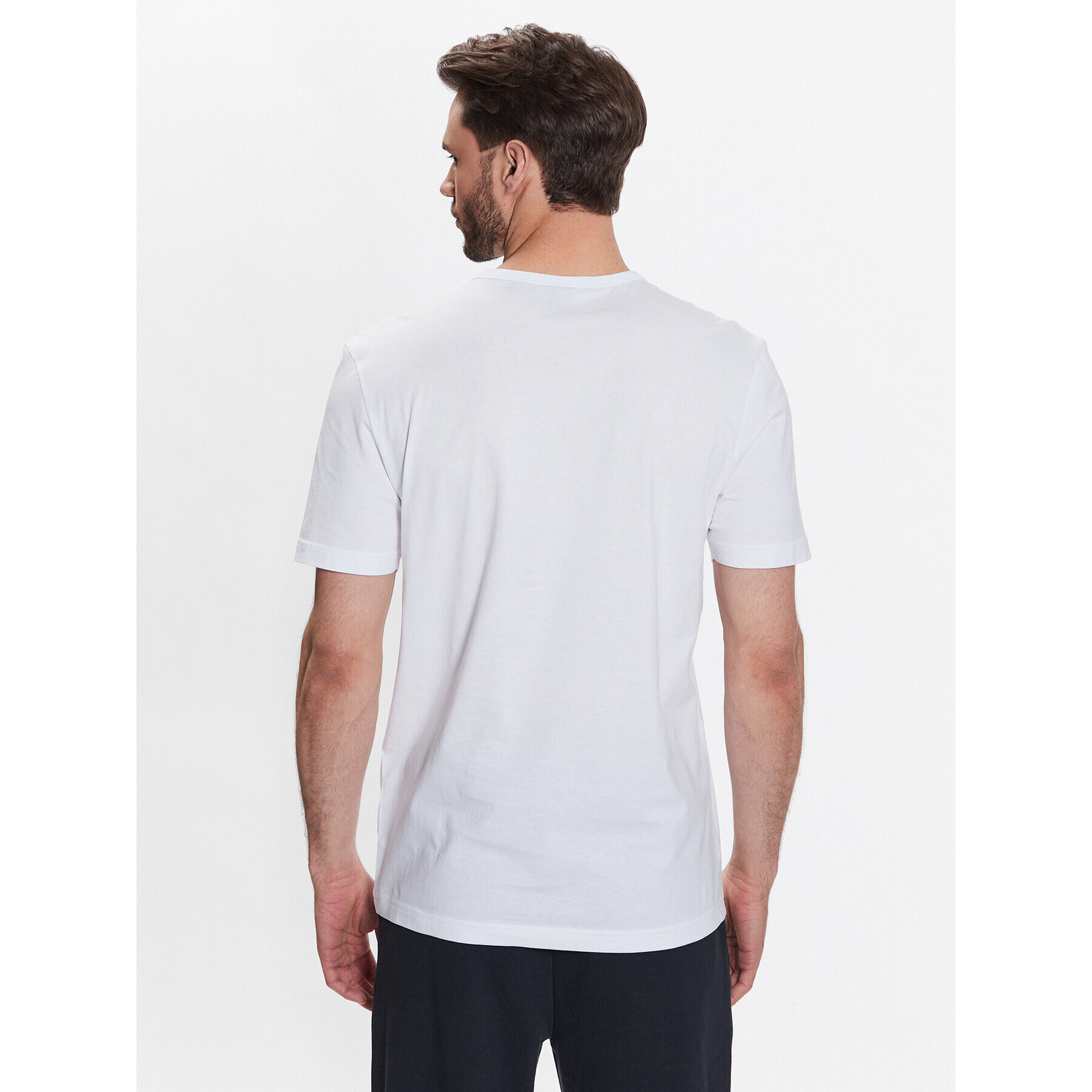 Boss Тишърт 50469062 Бял Regular Fit - Pepit.bg
