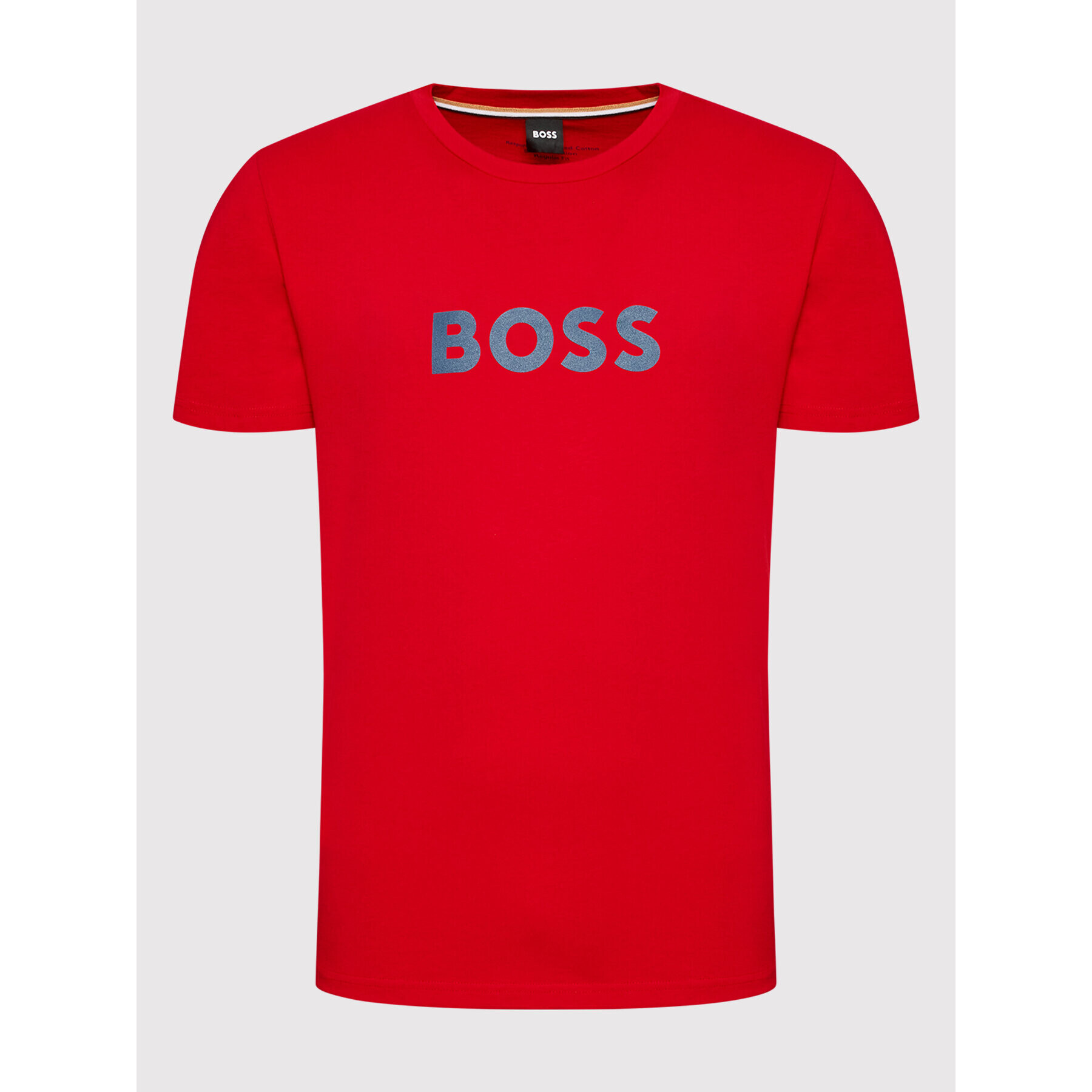 Boss Тишърт 50469289 Червен Relaxed Fit - Pepit.bg