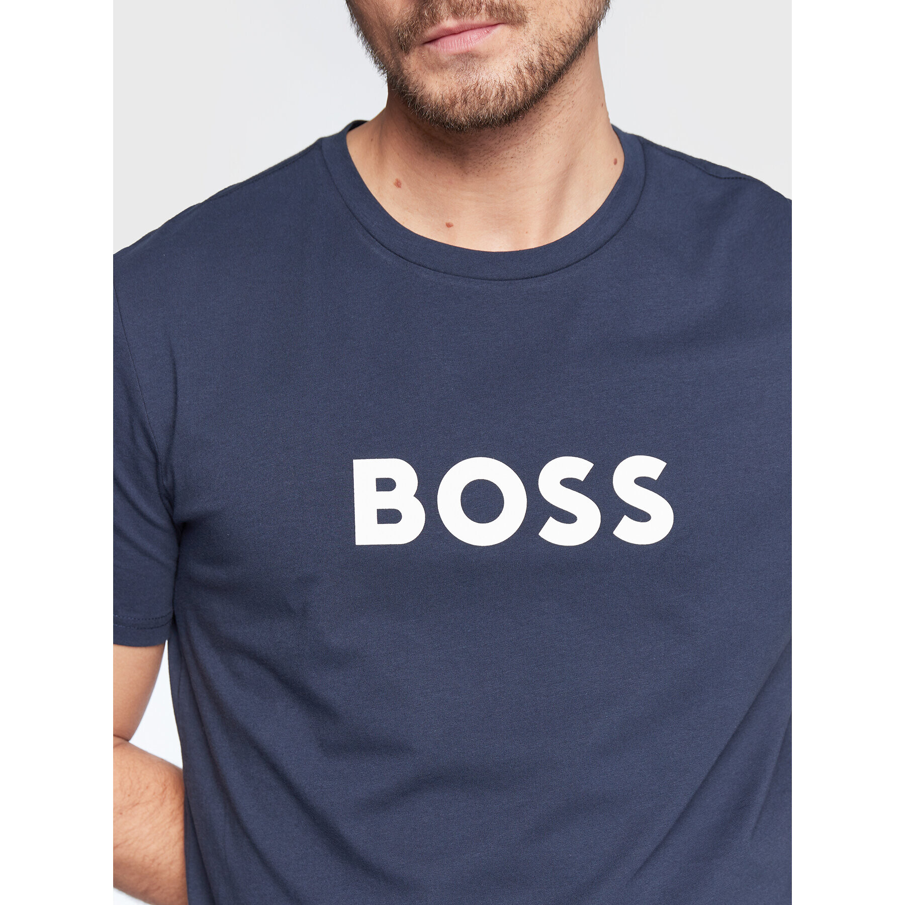 Boss Тишърт 50469289 Тъмносин Relaxed Fit - Pepit.bg