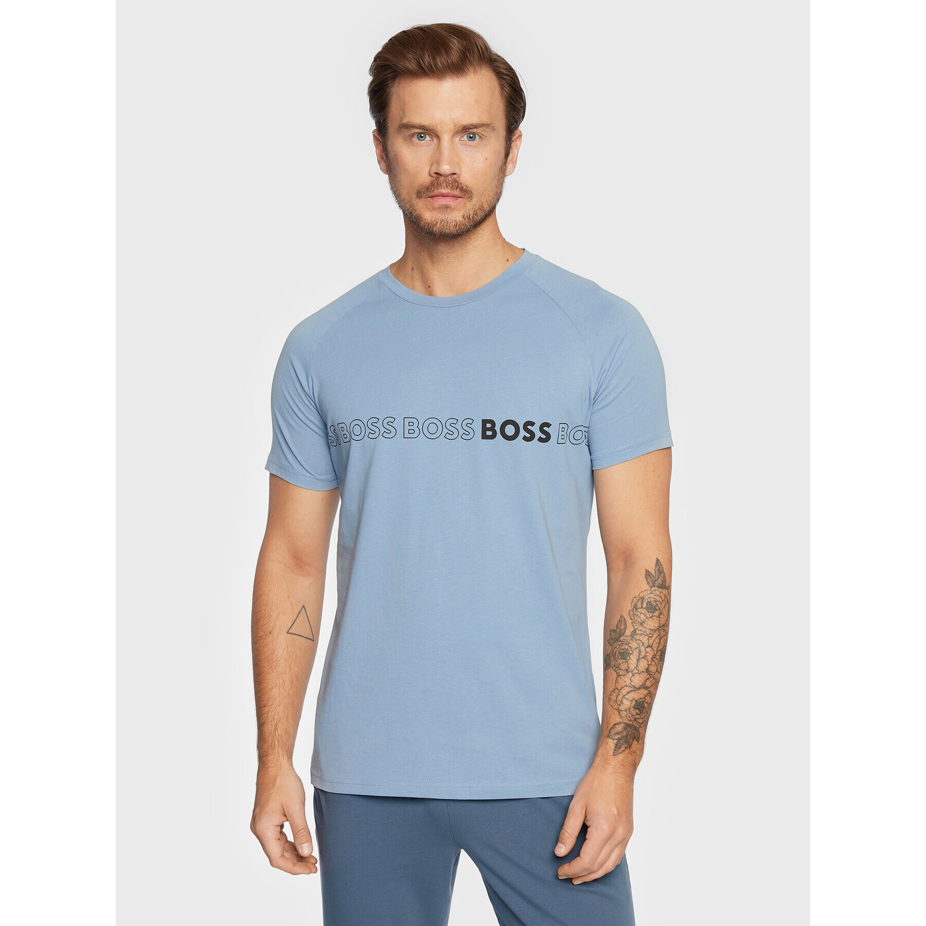 Boss Тишърт 50469290 Син Slim Fit - Pepit.bg