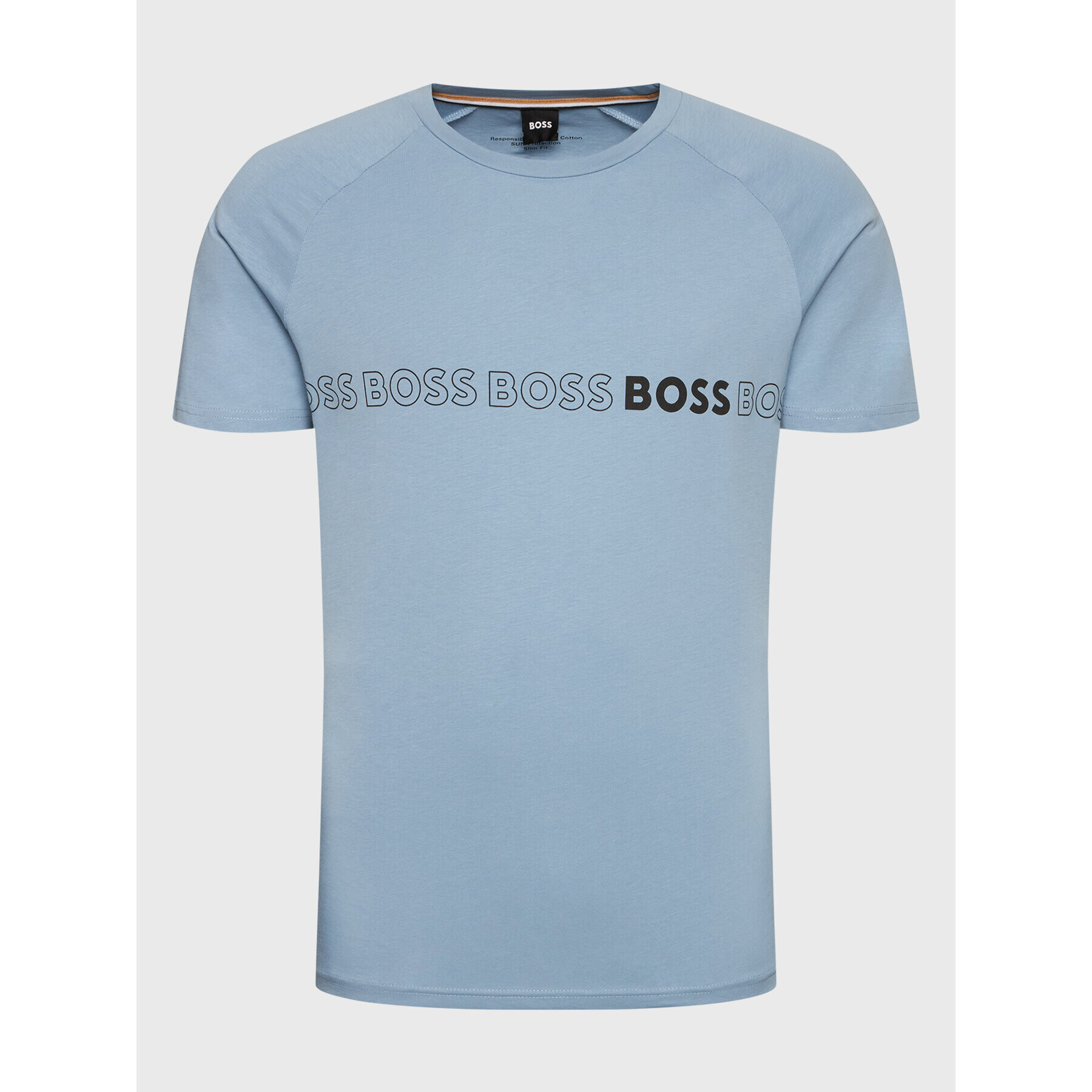 Boss Тишърт 50469290 Син Slim Fit - Pepit.bg