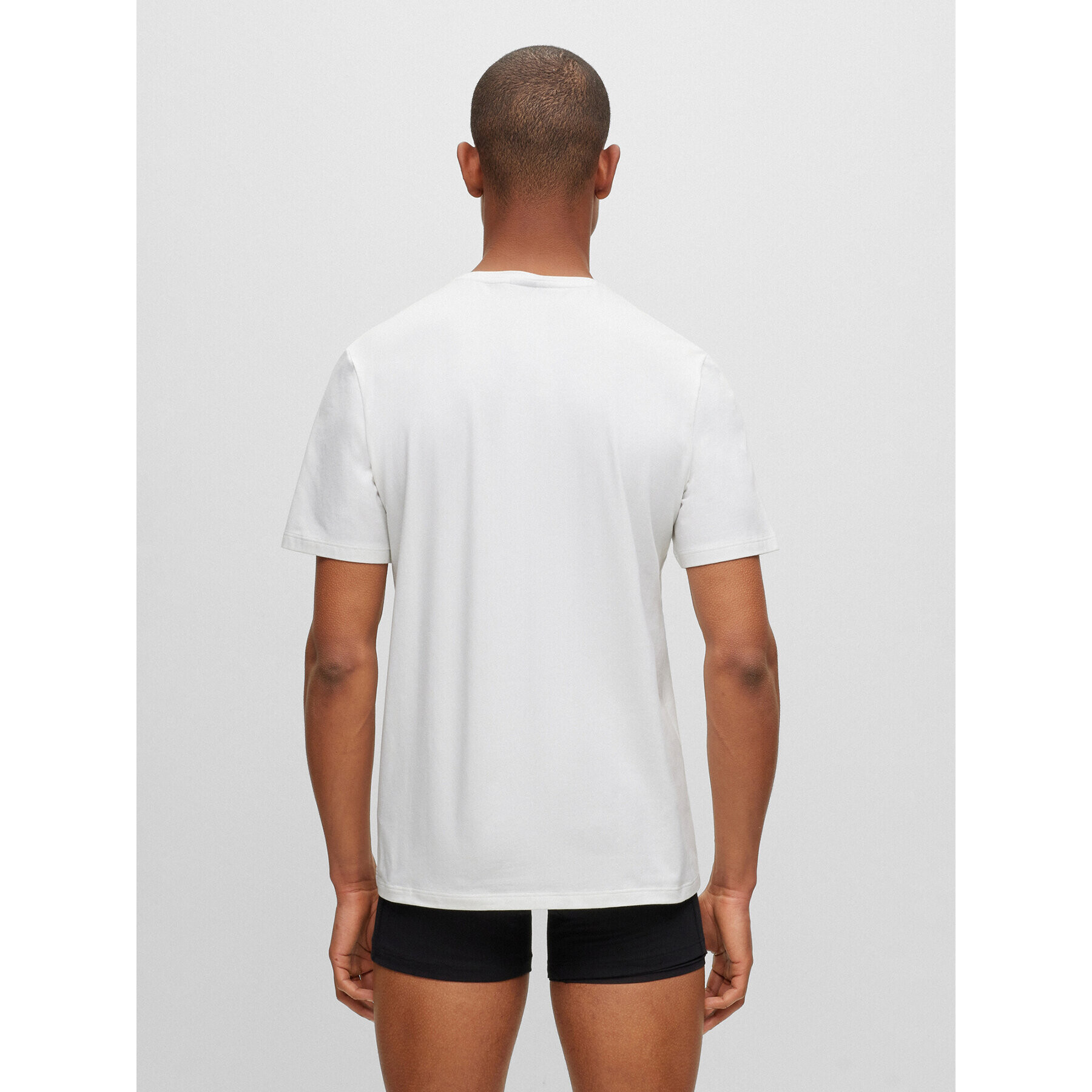 Boss Тишърт 50469605 Бял Regular Fit - Pepit.bg