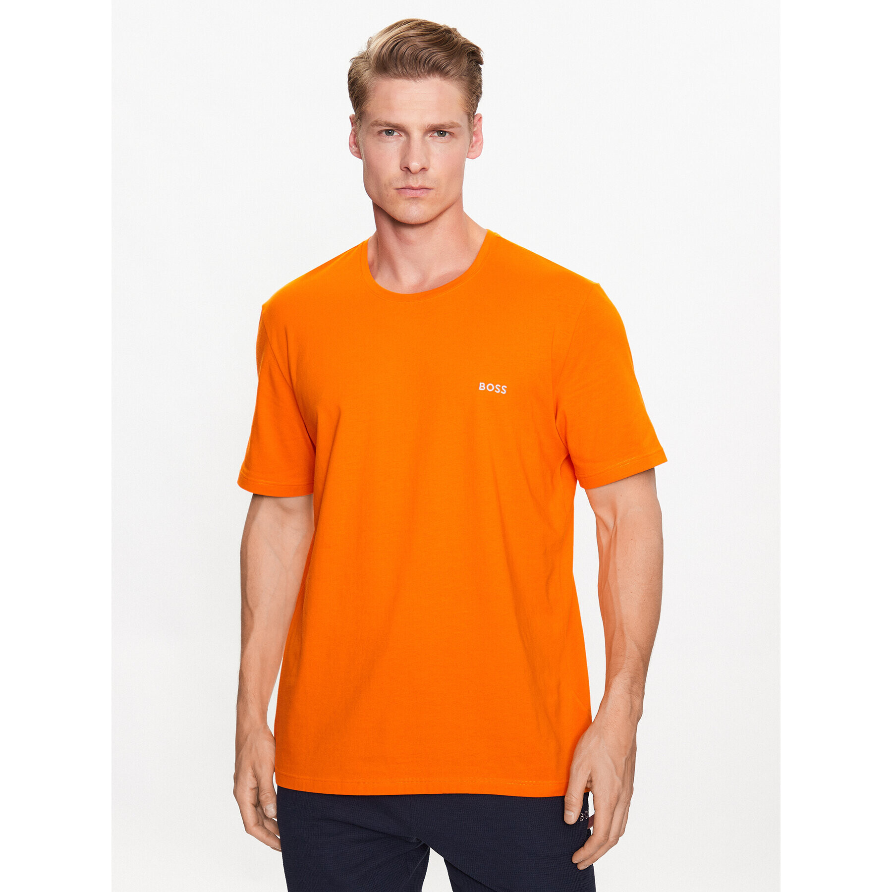 Boss Тишърт 50469605 Оранжев Regular Fit - Pepit.bg