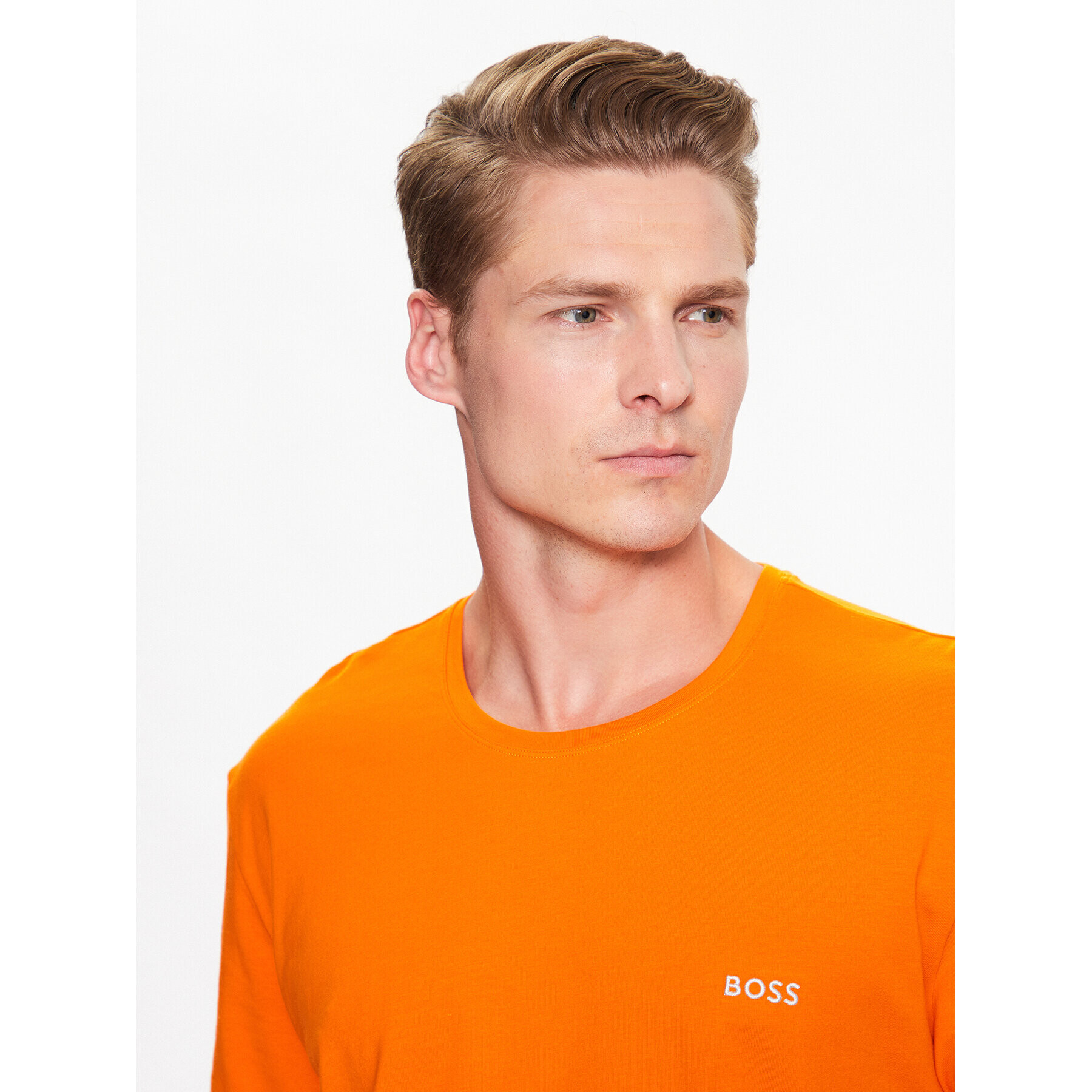Boss Тишърт 50469605 Оранжев Regular Fit - Pepit.bg