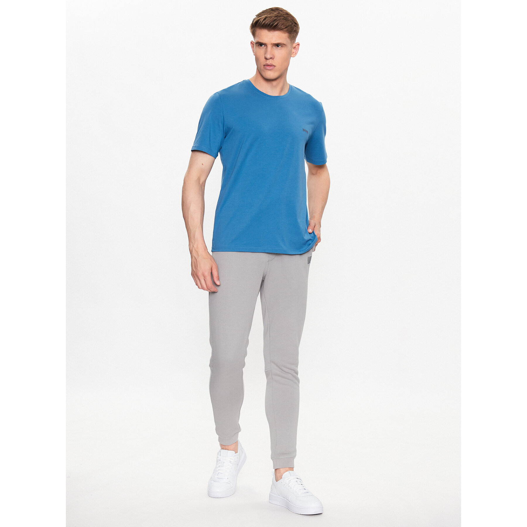 Boss Тишърт 50469605 Син Regular Fit - Pepit.bg