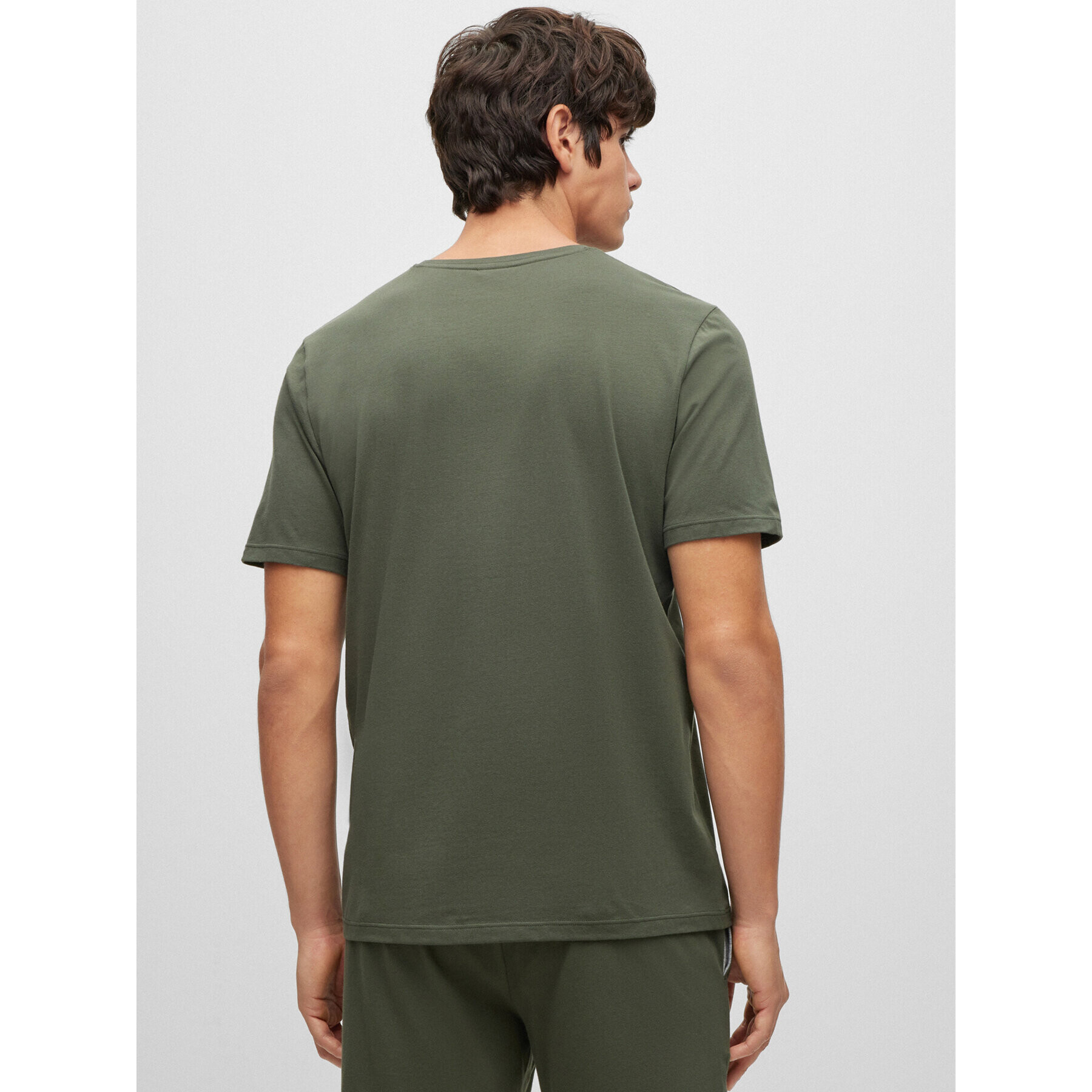 Boss Тишърт 50469605 Зелен Regular Fit - Pepit.bg