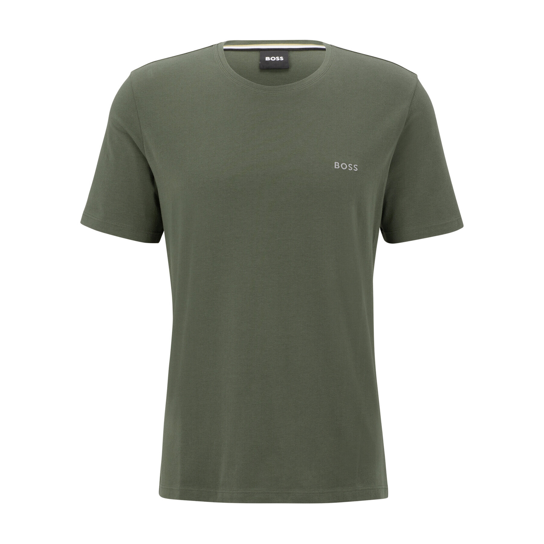 Boss Тишърт 50469605 Зелен Regular Fit - Pepit.bg