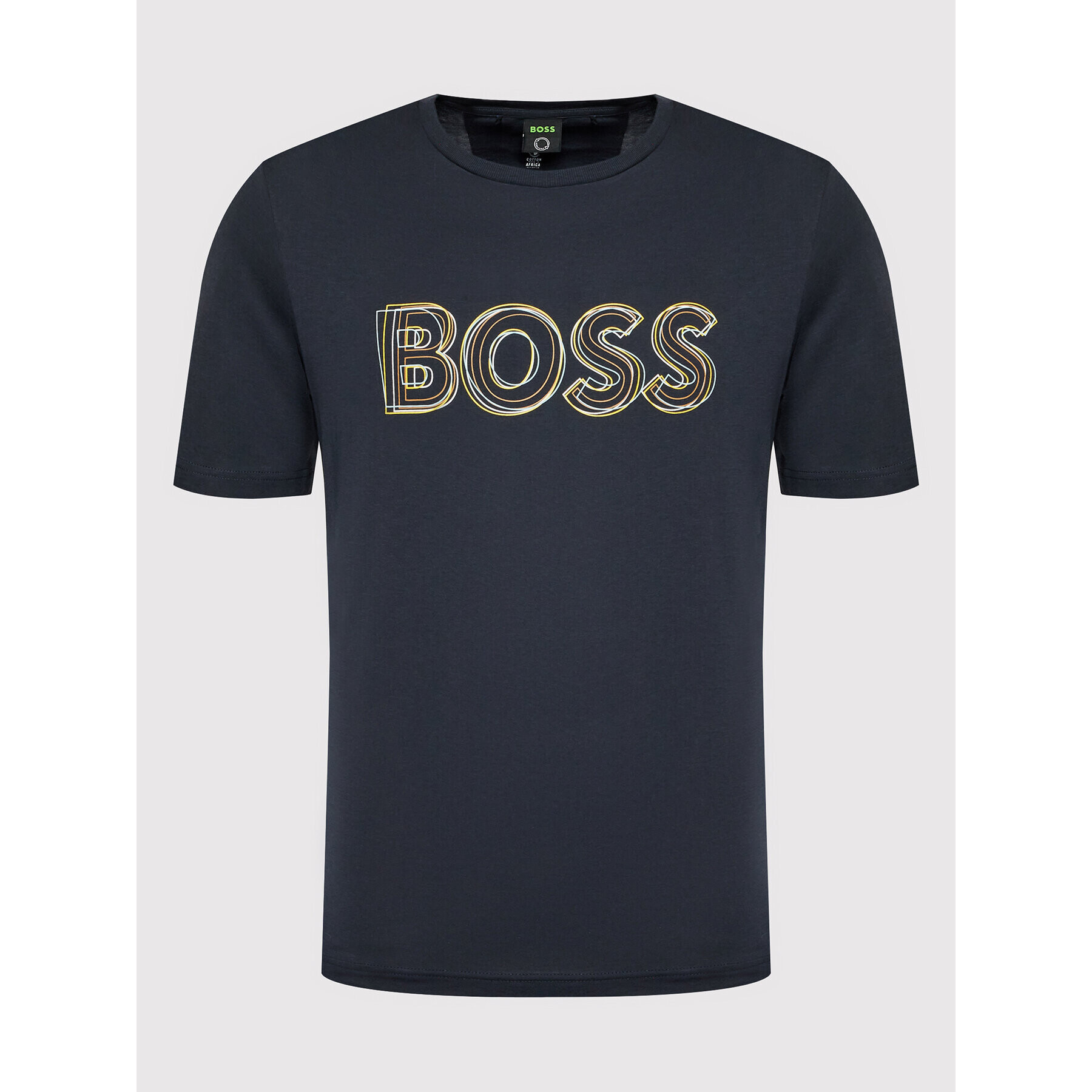 Boss Тишърт 50472399 Тъмносин Regular Fit - Pepit.bg