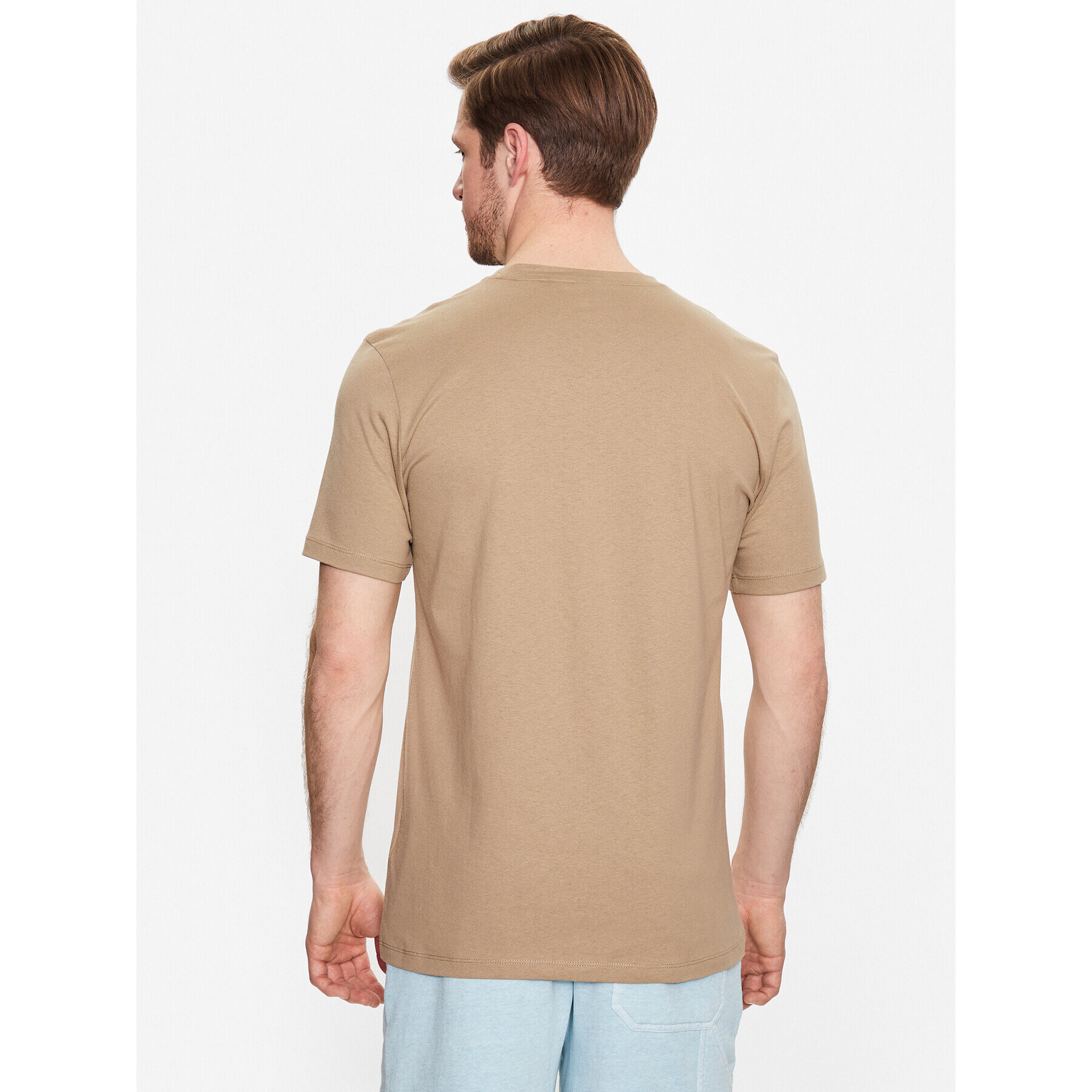 Boss Тишърт Tales 50472584 Бежов Regular Fit - Pepit.bg