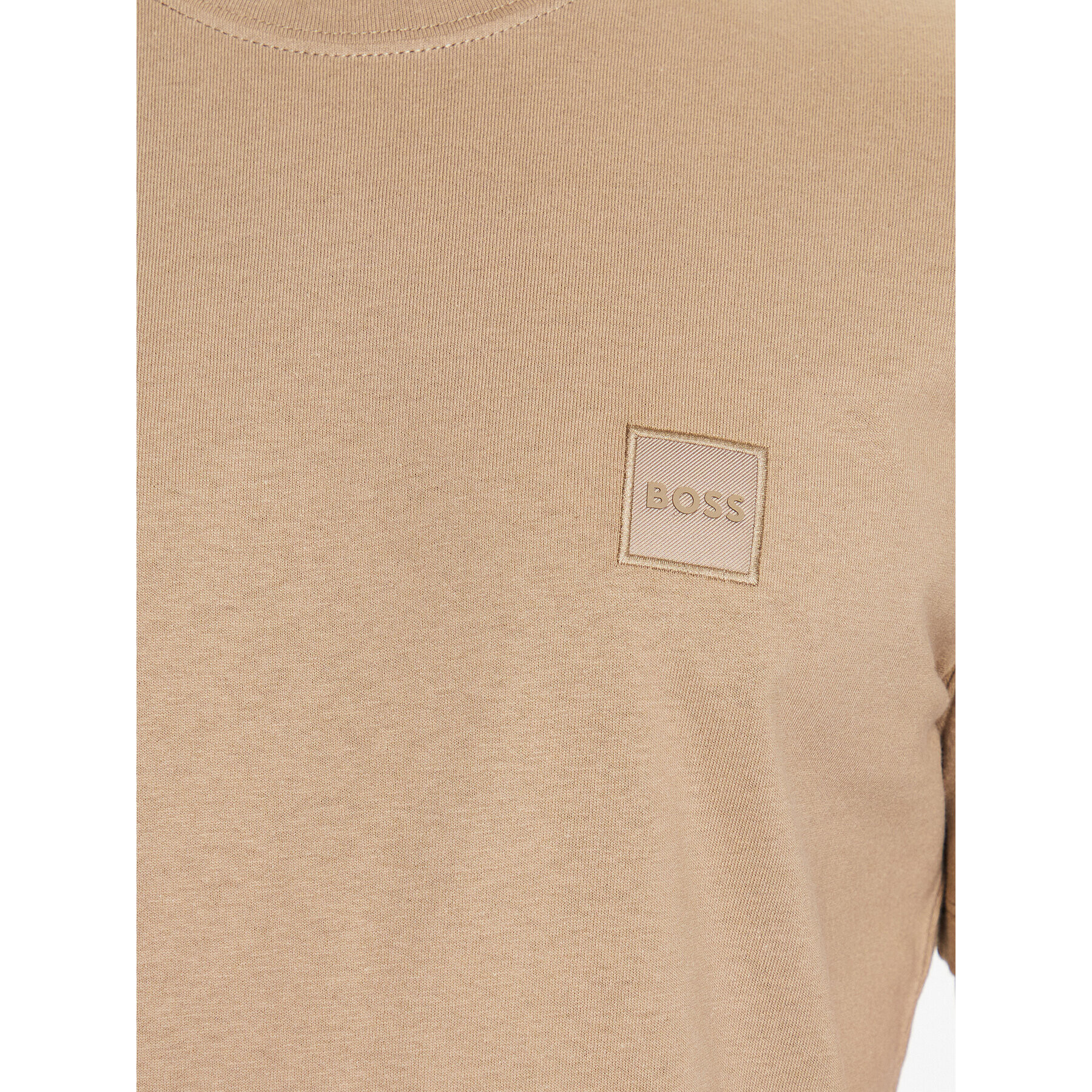 Boss Тишърт Tales 50472584 Бежов Regular Fit - Pepit.bg