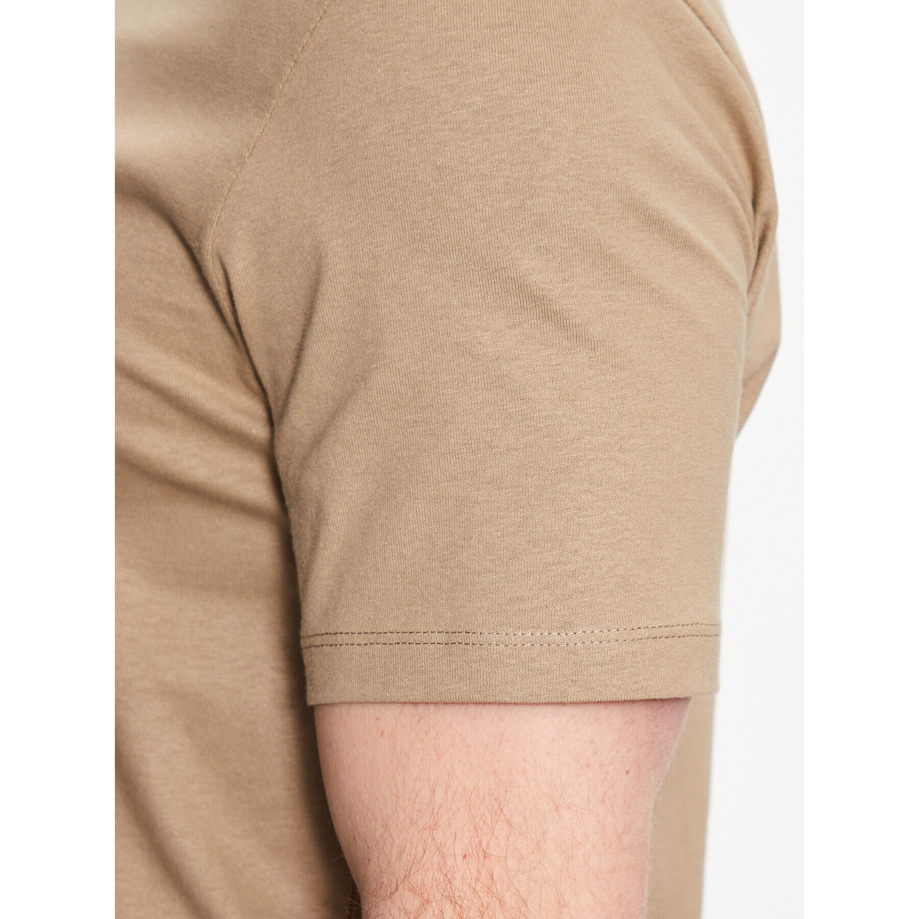 Boss Тишърт Tales 50472584 Бежов Regular Fit - Pepit.bg