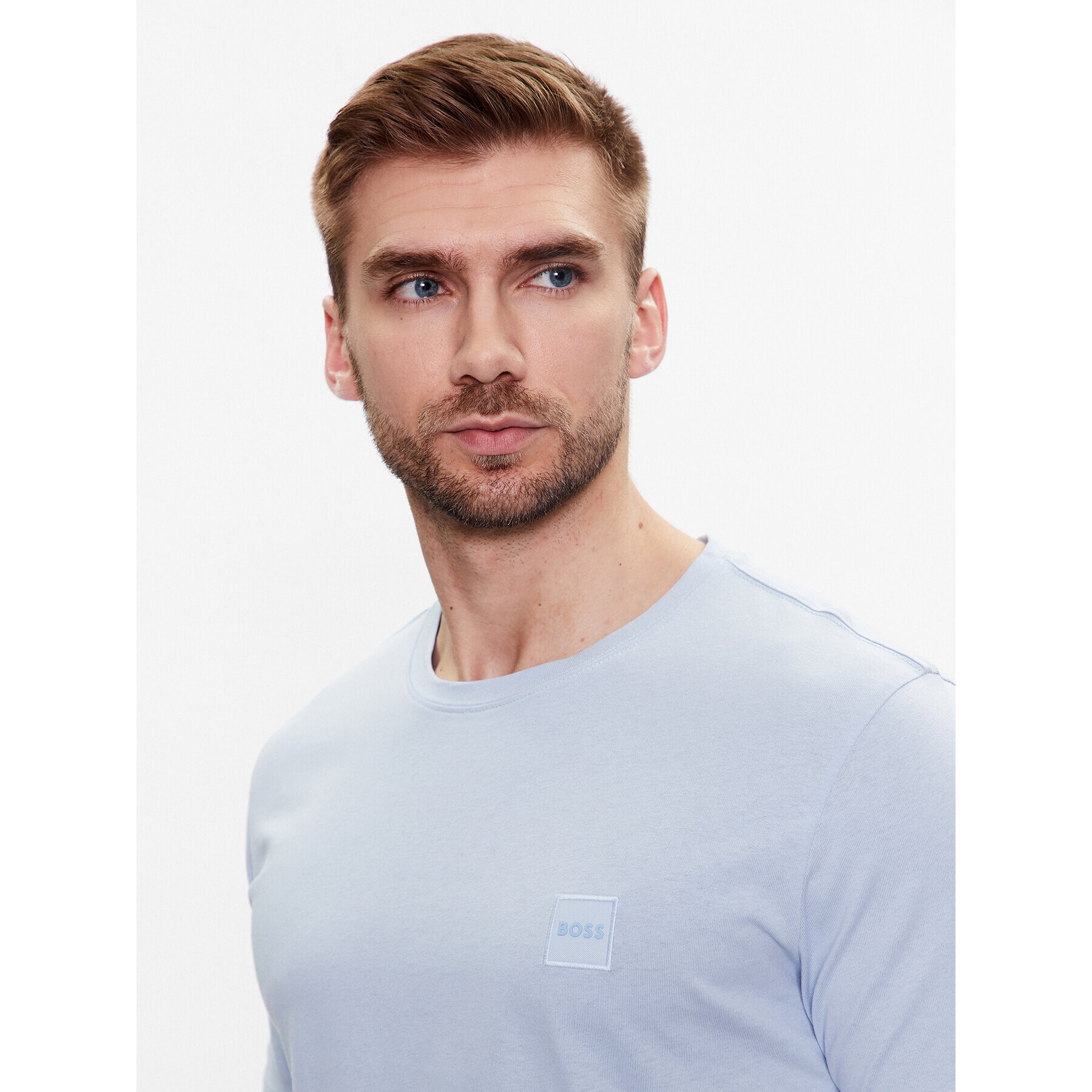 Boss Тишърт 50472584 Син Relaxed Fit - Pepit.bg