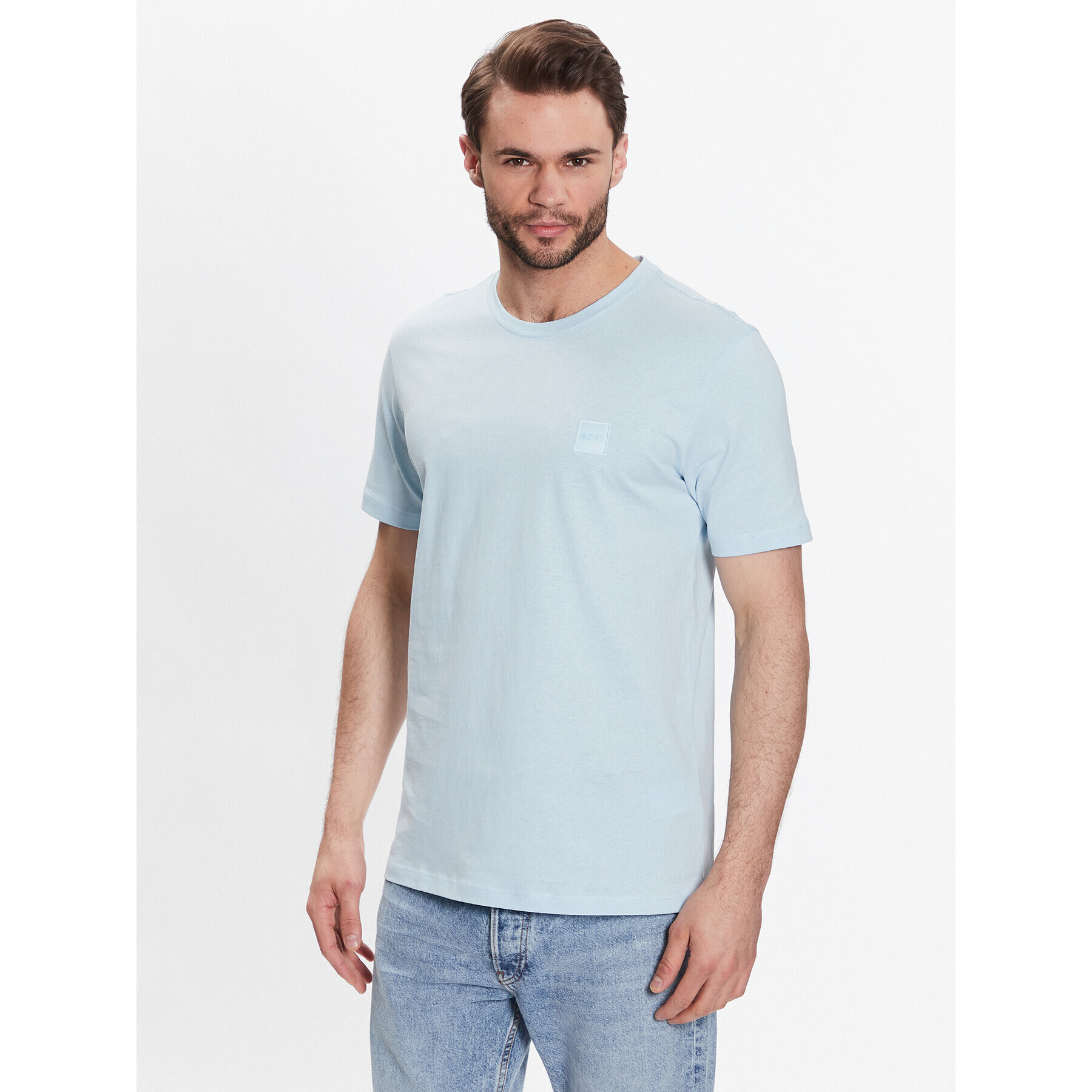 Boss Тишърт 50472584 Син Relaxed Fit - Pepit.bg