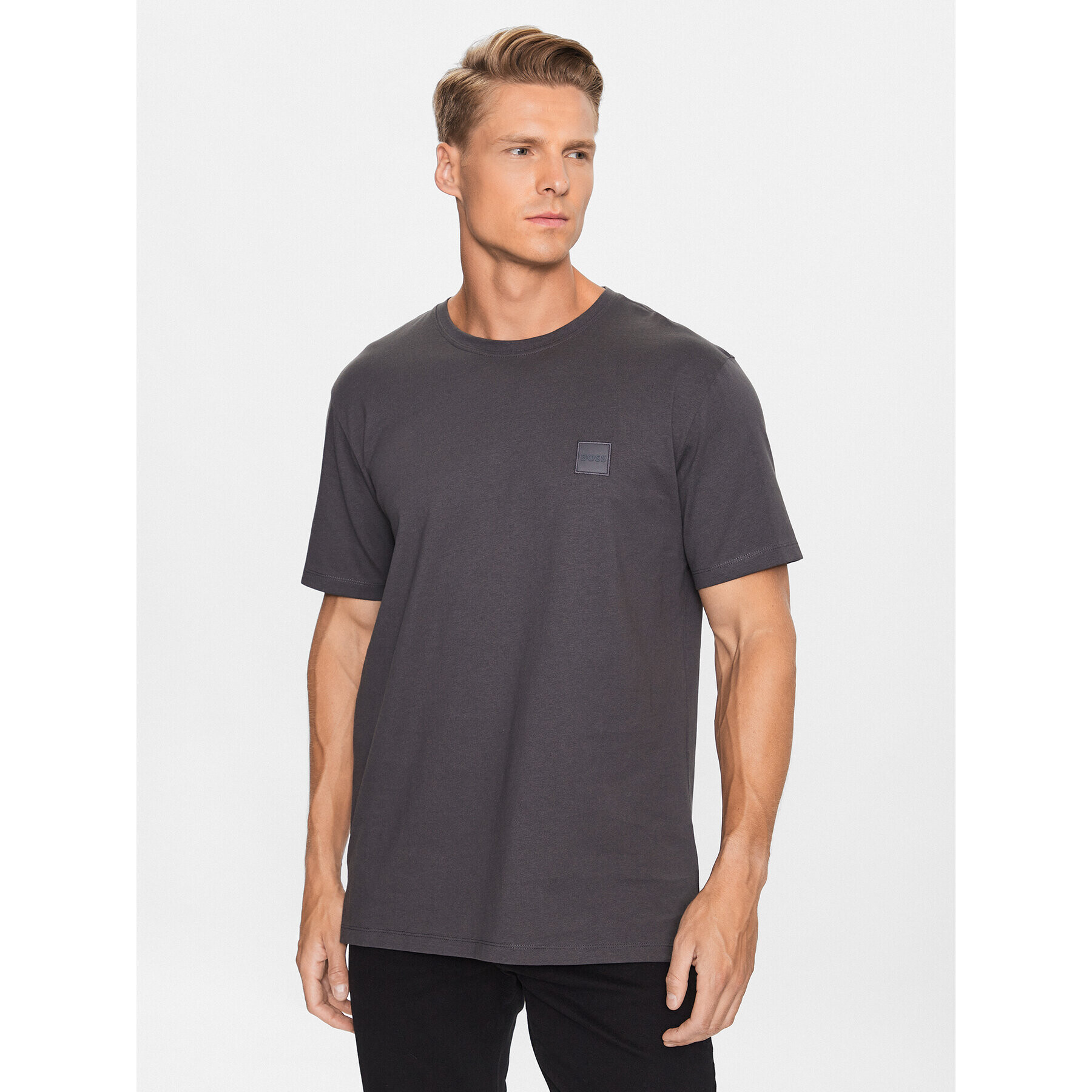 Boss Тишърт 50472584 Сив Relaxed Fit - Pepit.bg
