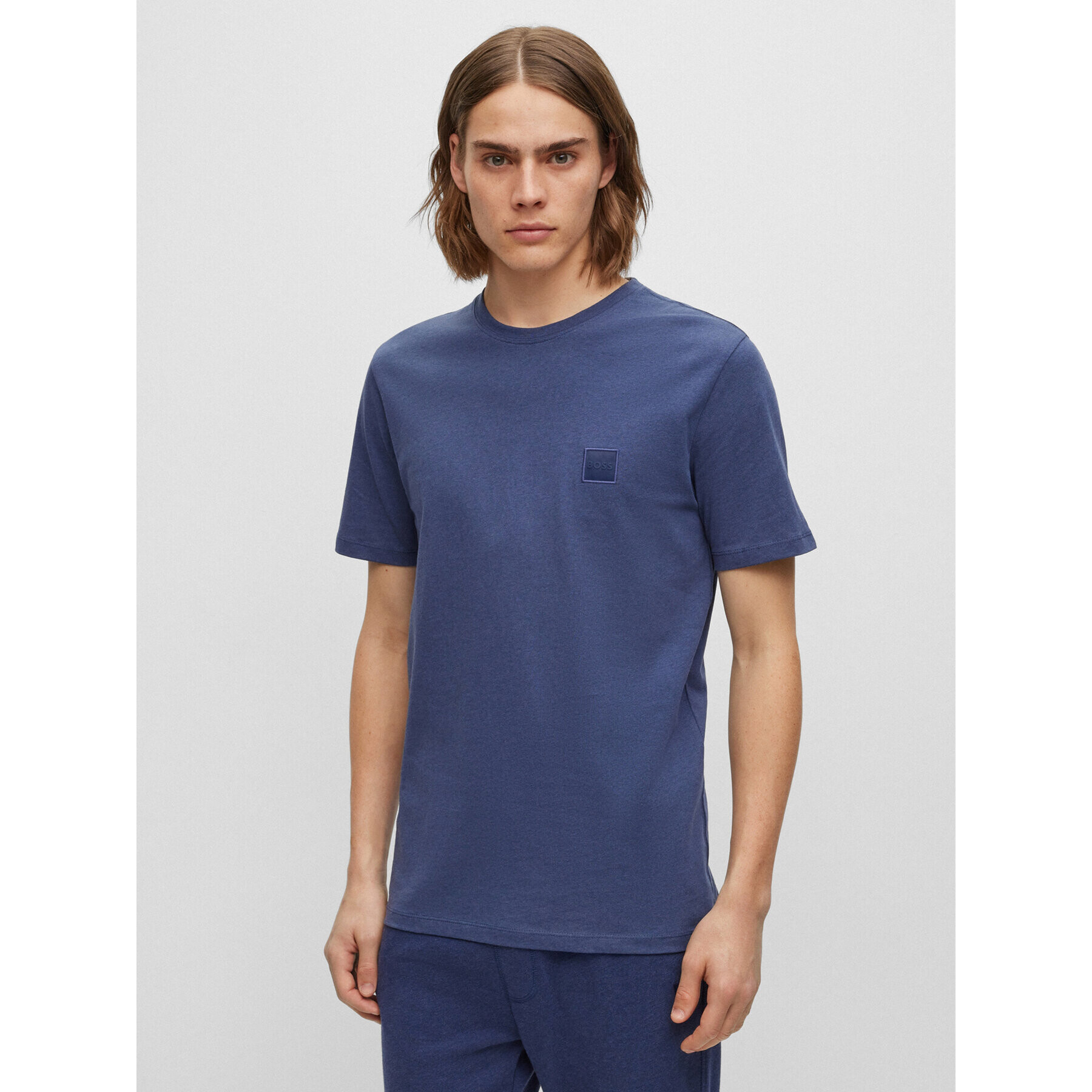 Boss Тишърт 50472584 Тъмносин Relaxed Fit - Pepit.bg