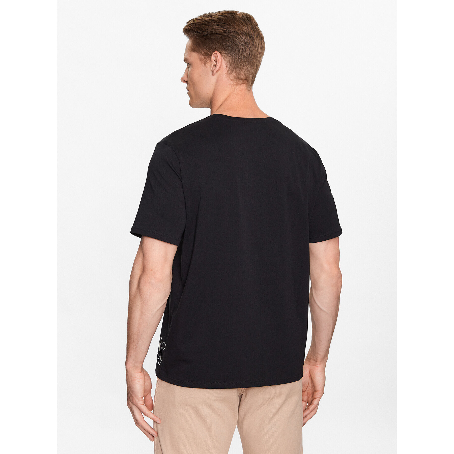 Boss Тишърт 50472750 Черен Regular Fit - Pepit.bg