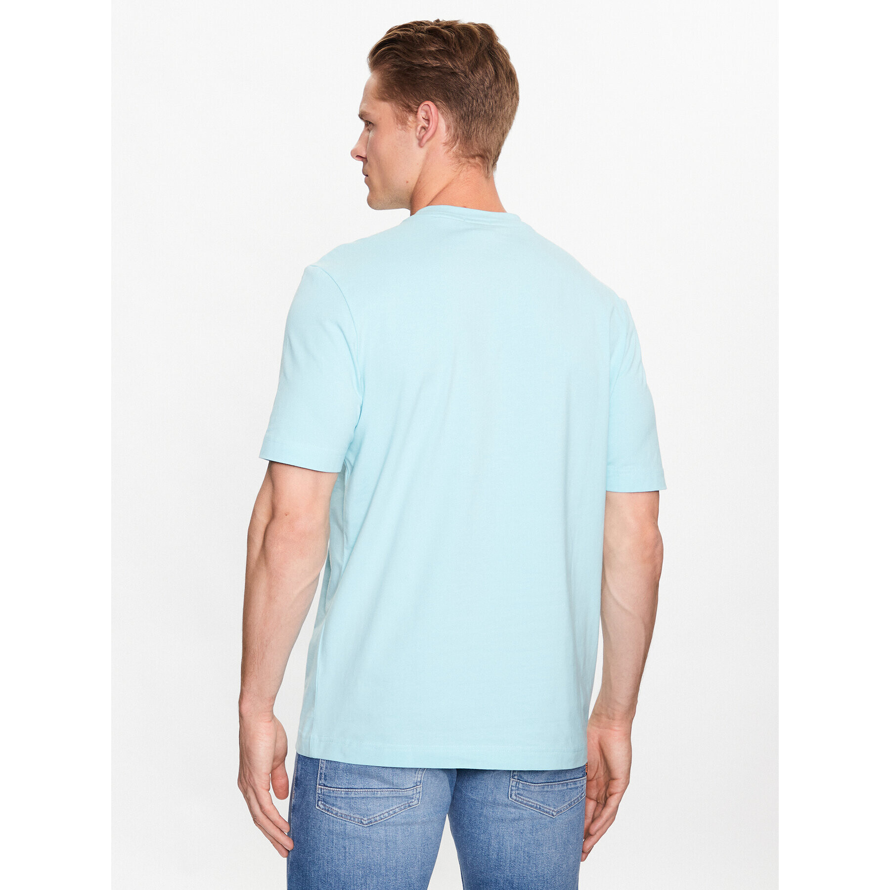 Boss Тишърт 50473278 Син Relaxed Fit - Pepit.bg
