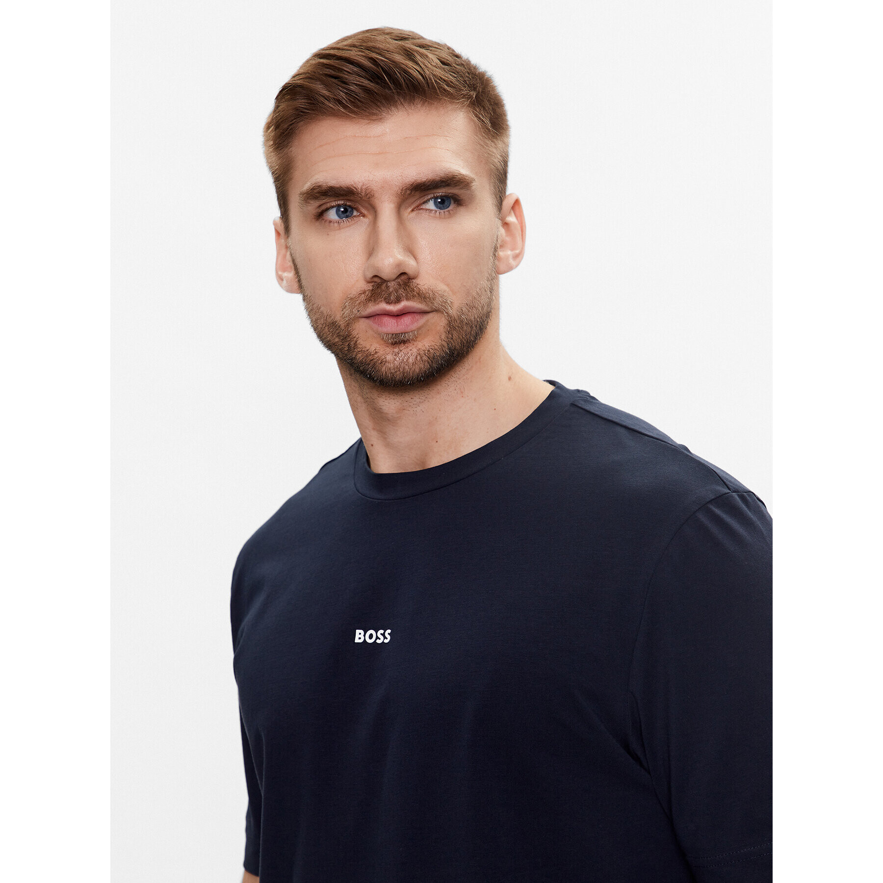 Boss Тишърт 50473278 Тъмносин Relaxed Fit - Pepit.bg