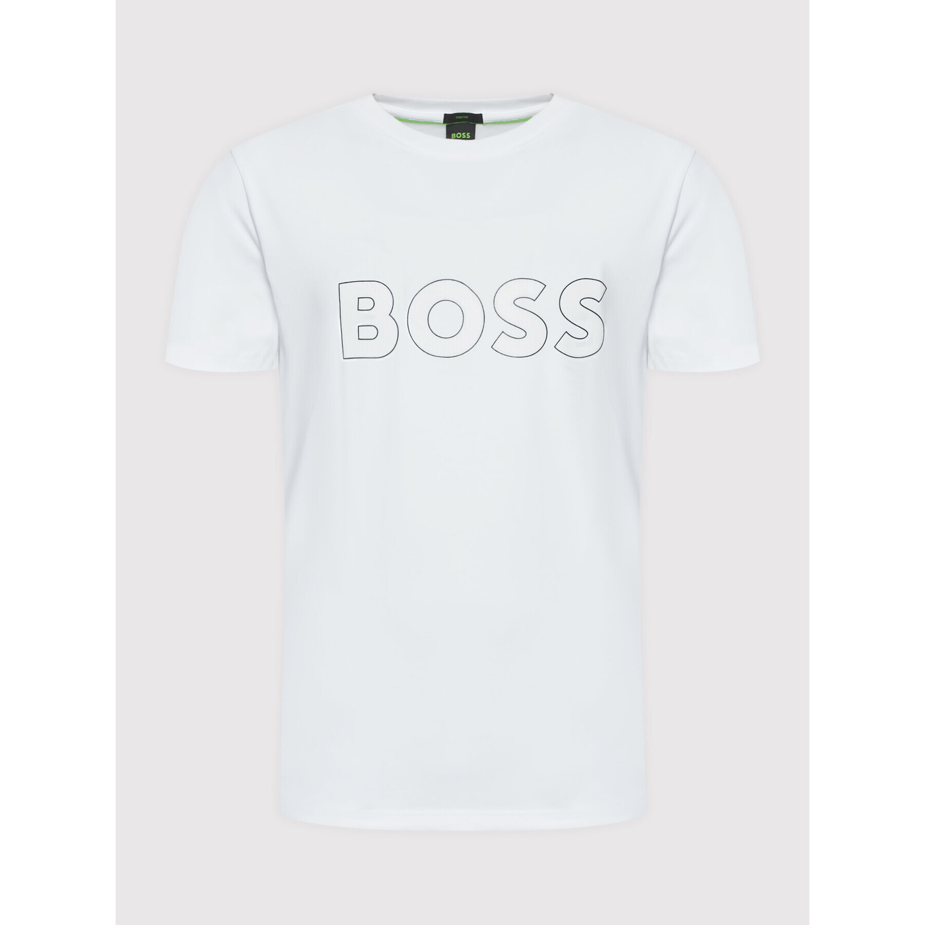 Boss Тишърт 50474232 Бял Regular Fit - Pepit.bg