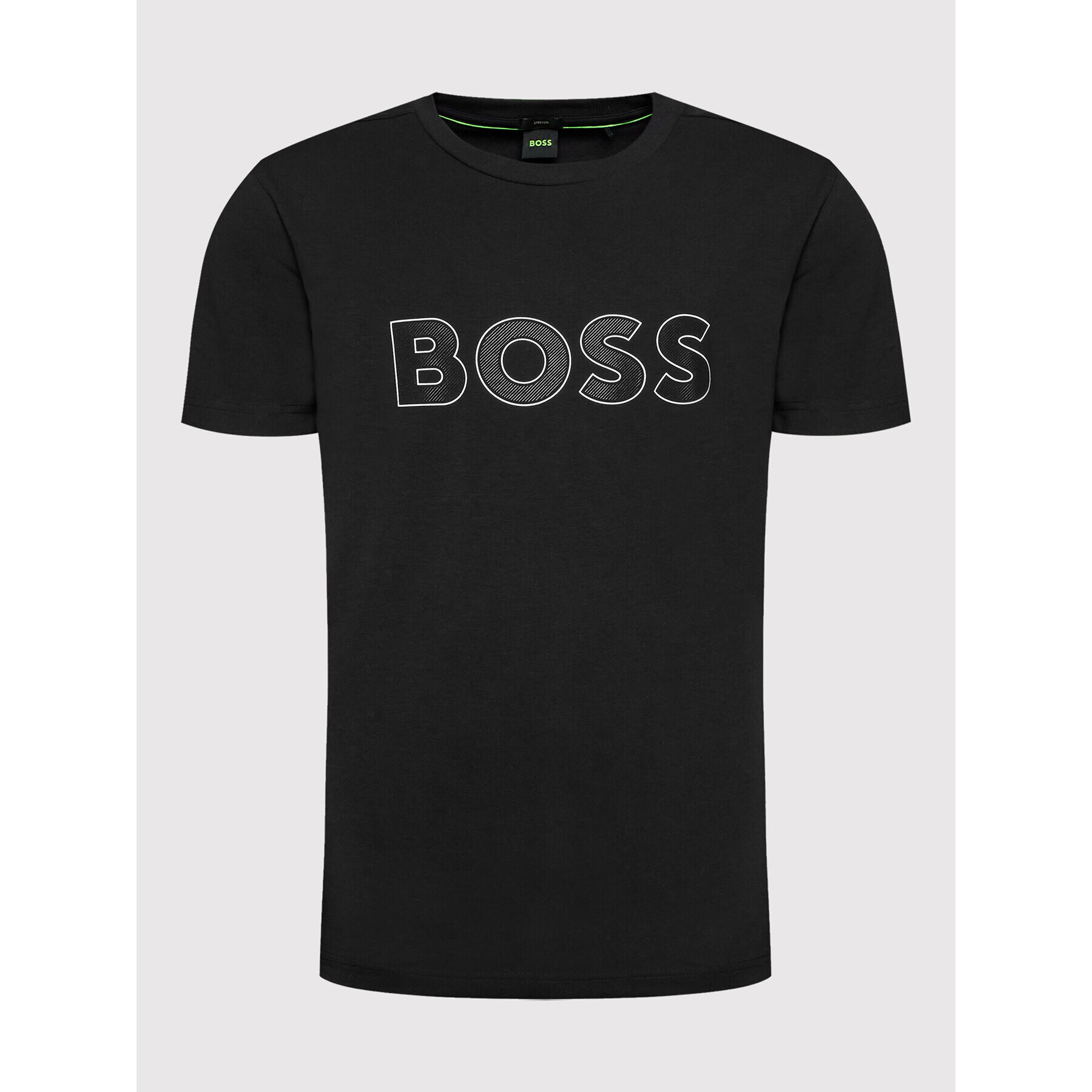 Boss Тишърт 50474232 Черен Regular Fit - Pepit.bg